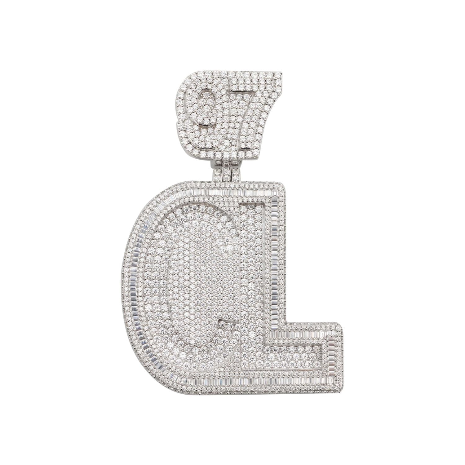 CL 97 Custom Name Moissanite Pendant 14K Gold、mySite、hinf8tx79