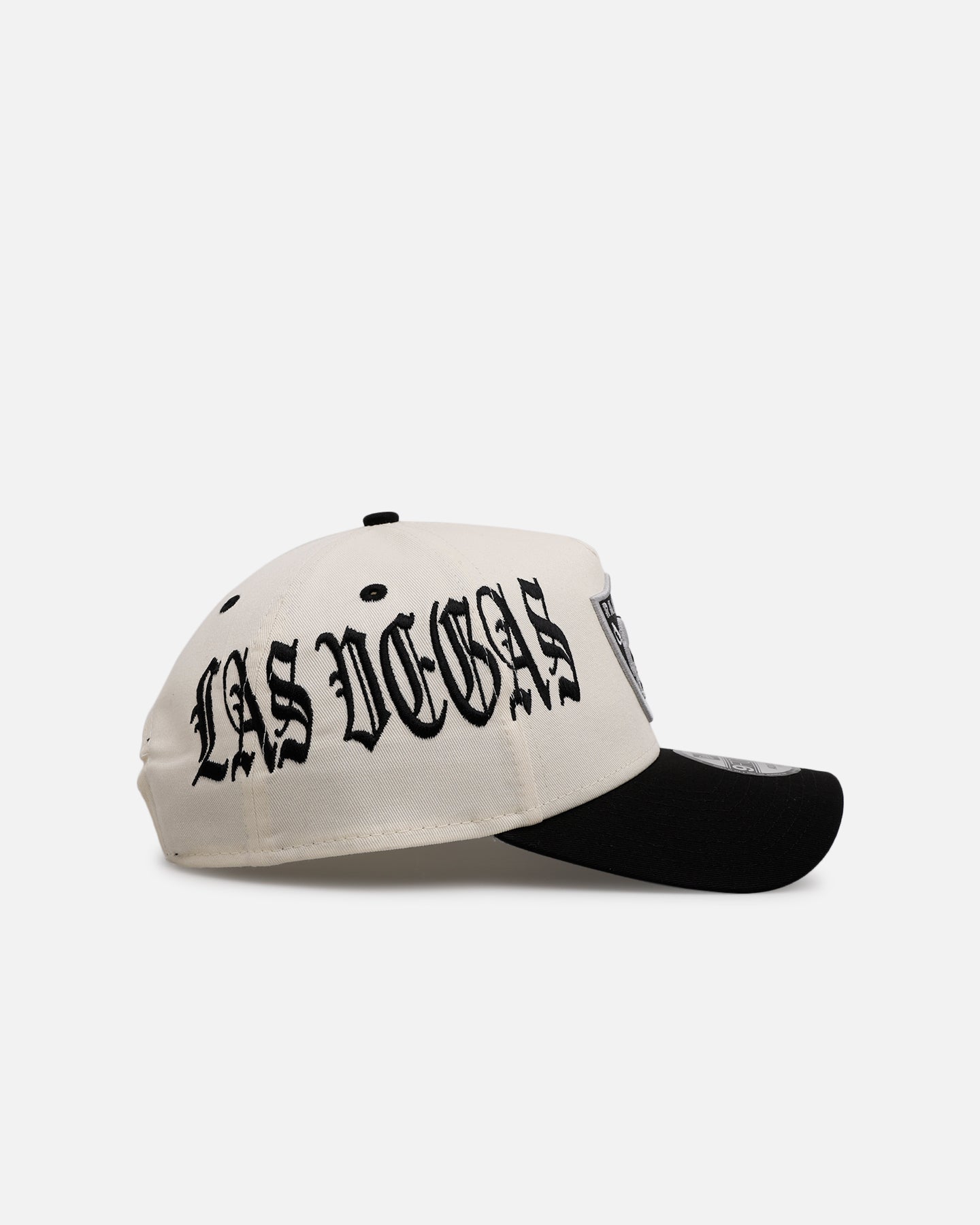 New Era Las Vegas Raiders 'Gothic Script Two Tone' 9FORTY A-Frame Snapback Chrome/Black、mySite、zt4zffjzw