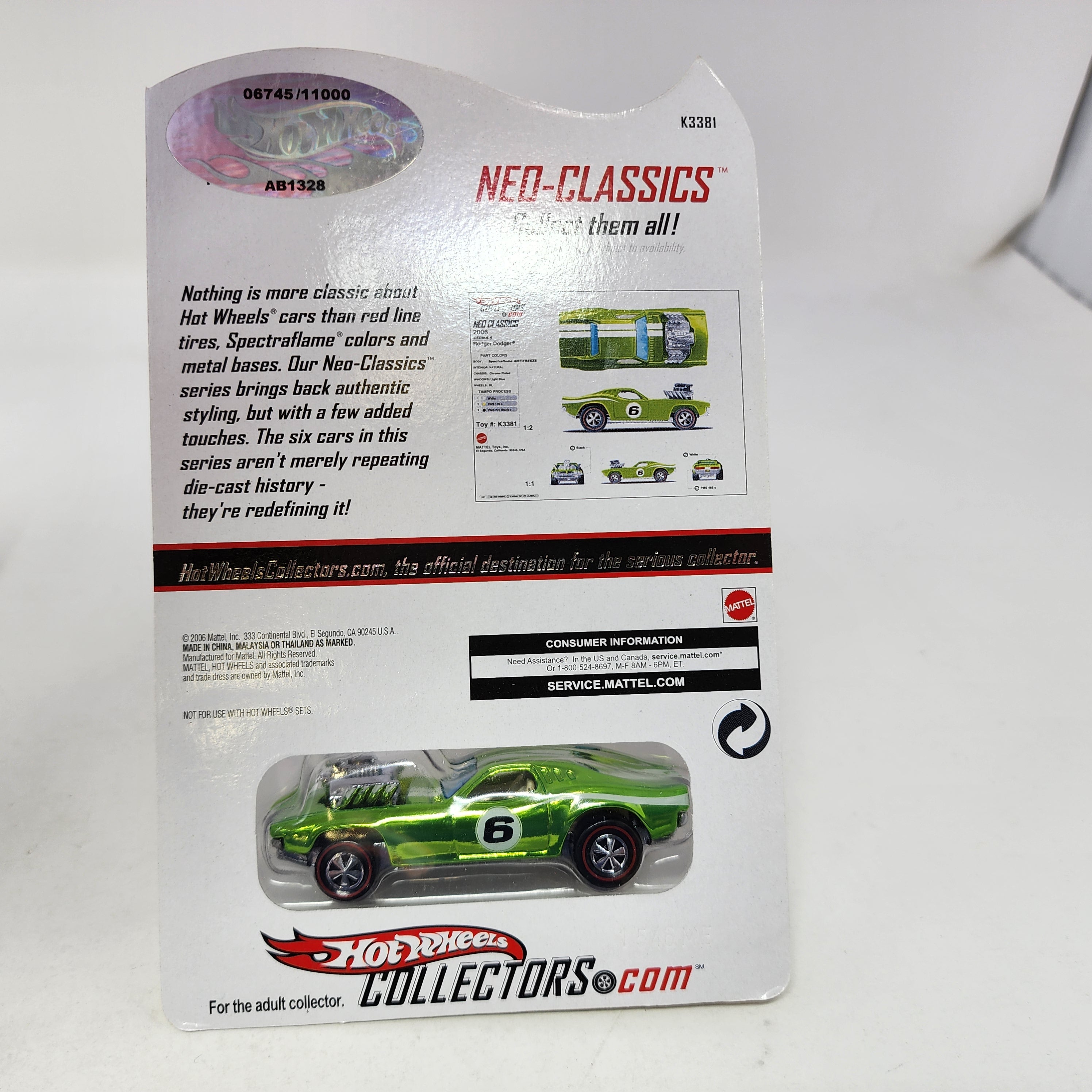 Rodger Dodger * Hot Wheels Red Line Club RLC Neo-Classics、mySite、hgirdovlk