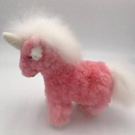 Unicorn Handmade in Peru Alpaca Fur Toy、mySite、g9winljtr