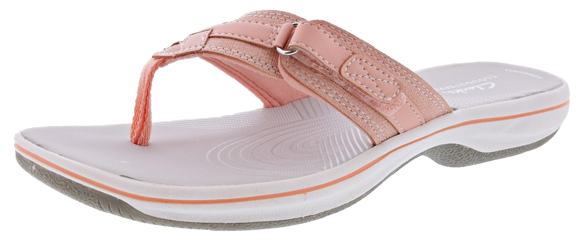 Clarks Women's Breeze Sea Adjustable Strap Comfort Flip Flops、mySite、dreamappss