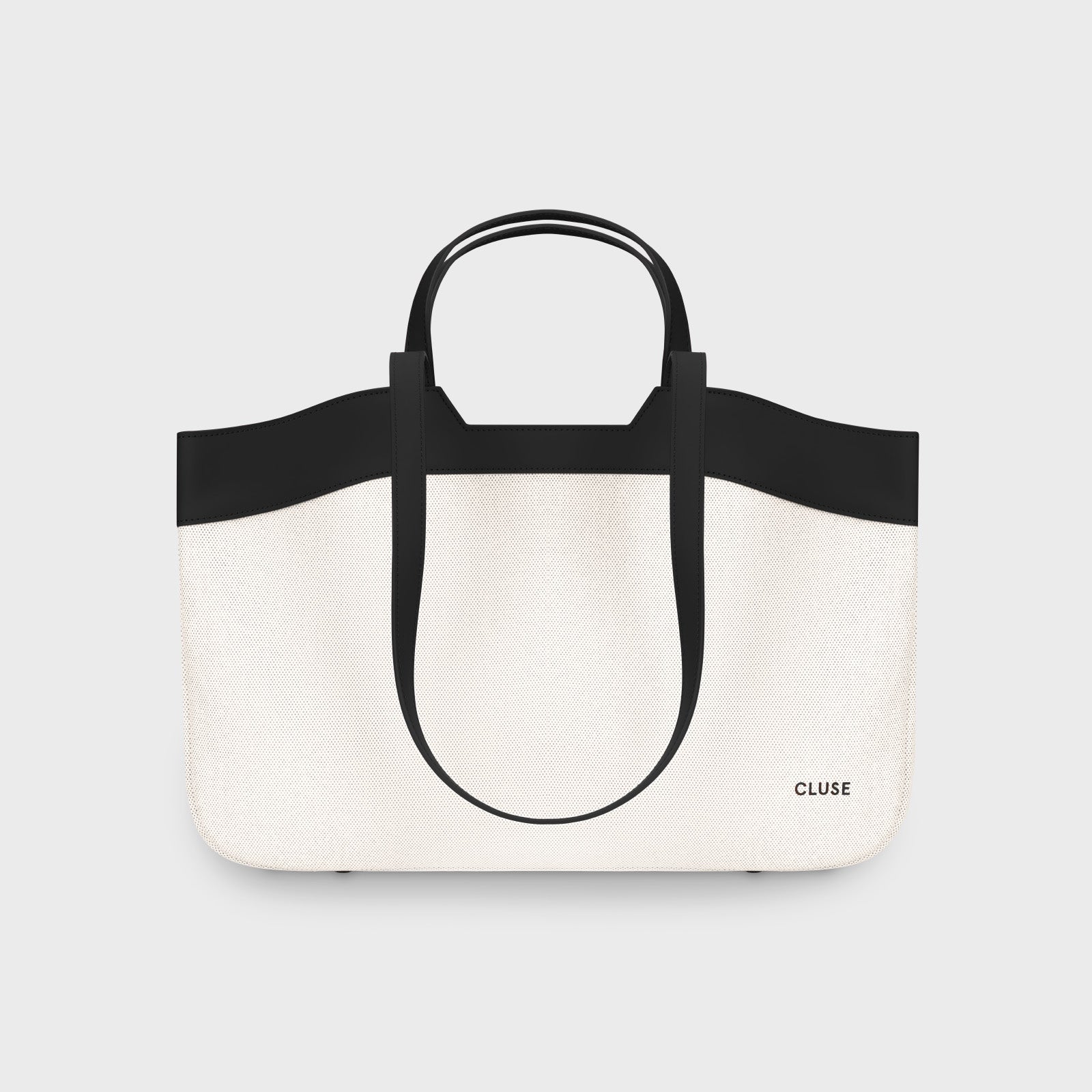 Tote Bag, Beige, Black Colour、mySite、botmansion