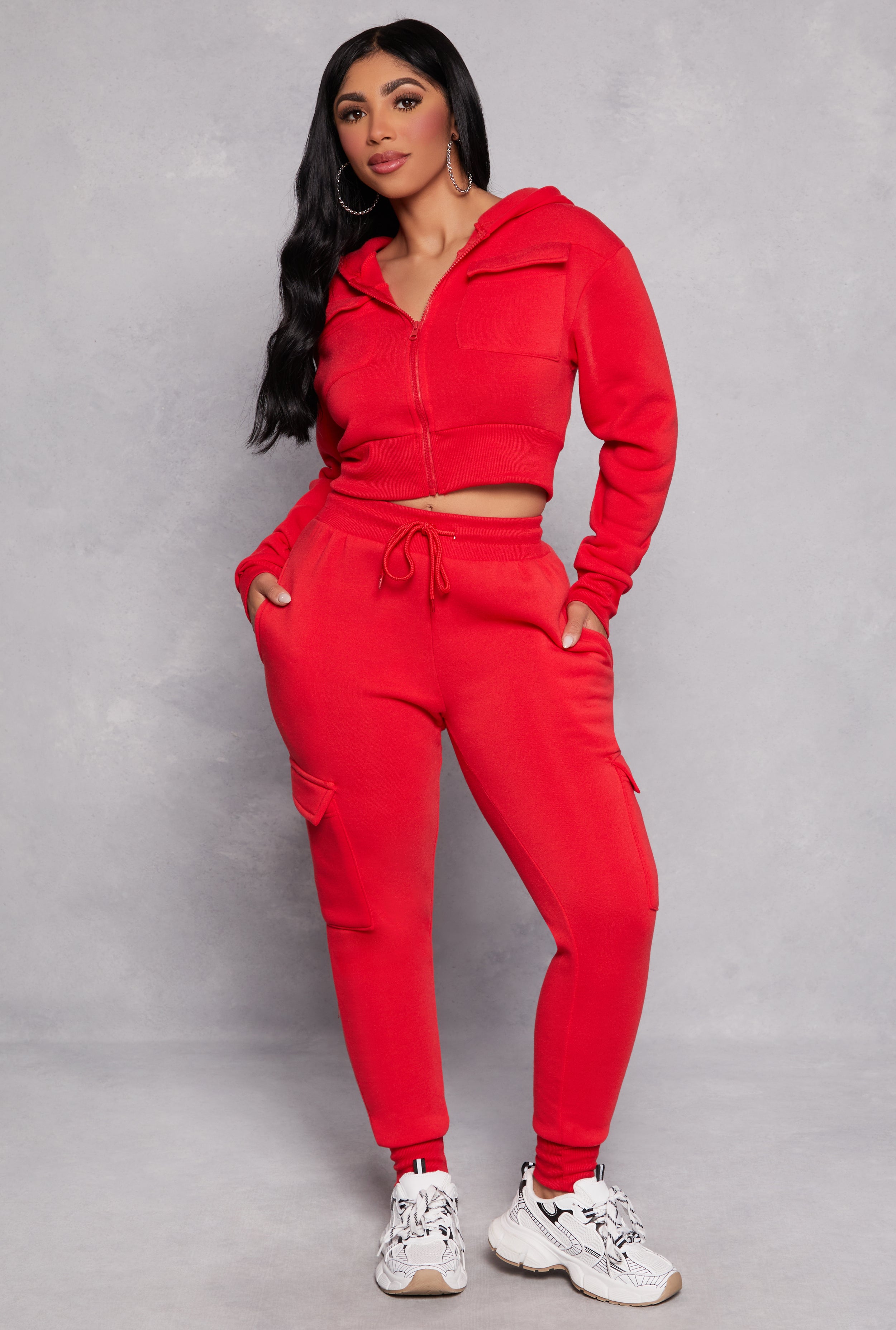 Fleece Cargo Pocket Joggers、mySite、camillekostekn