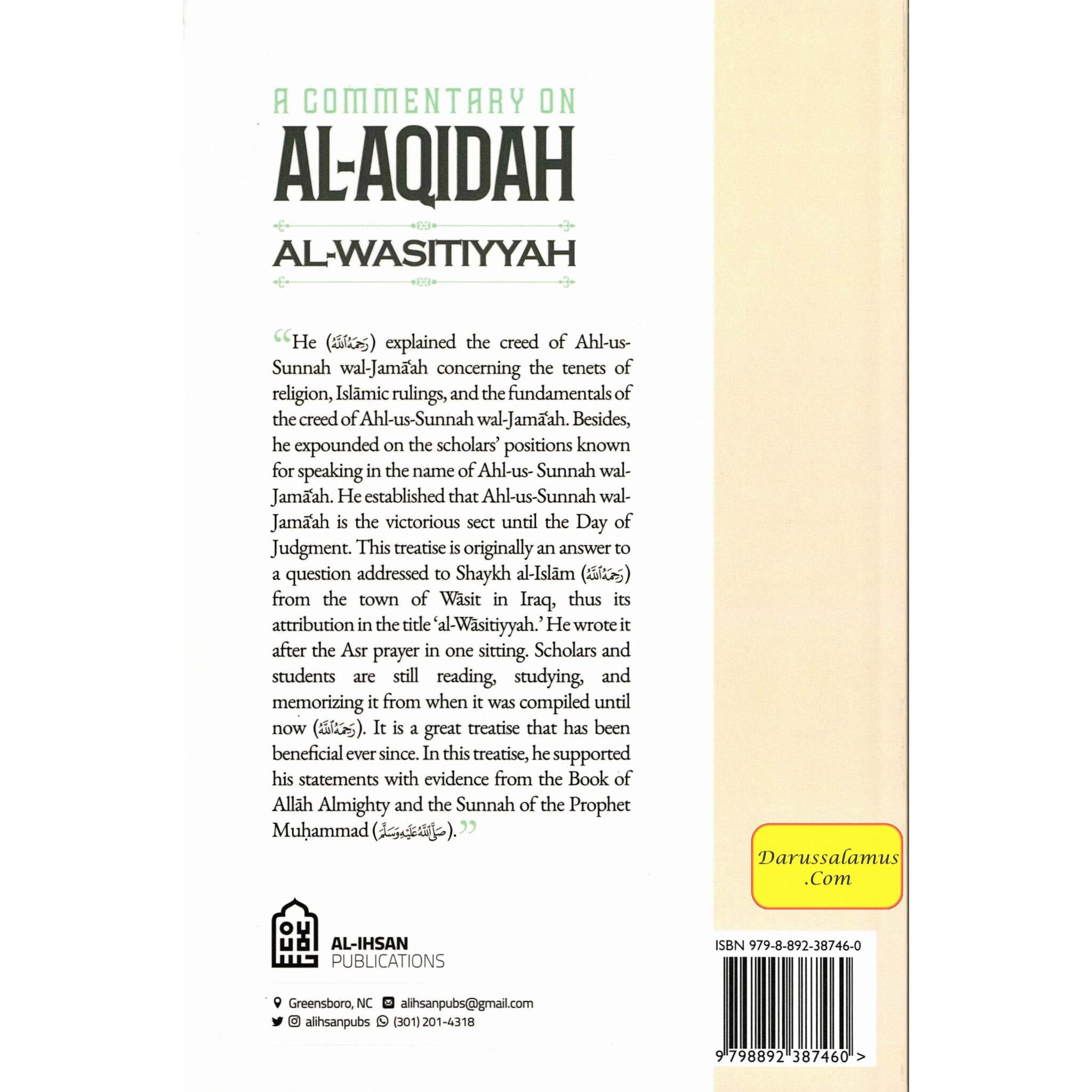 A Commentaary on Al-Aqidah Al-Wasitiyyah 2 Vol Set、mySite、topwebapps