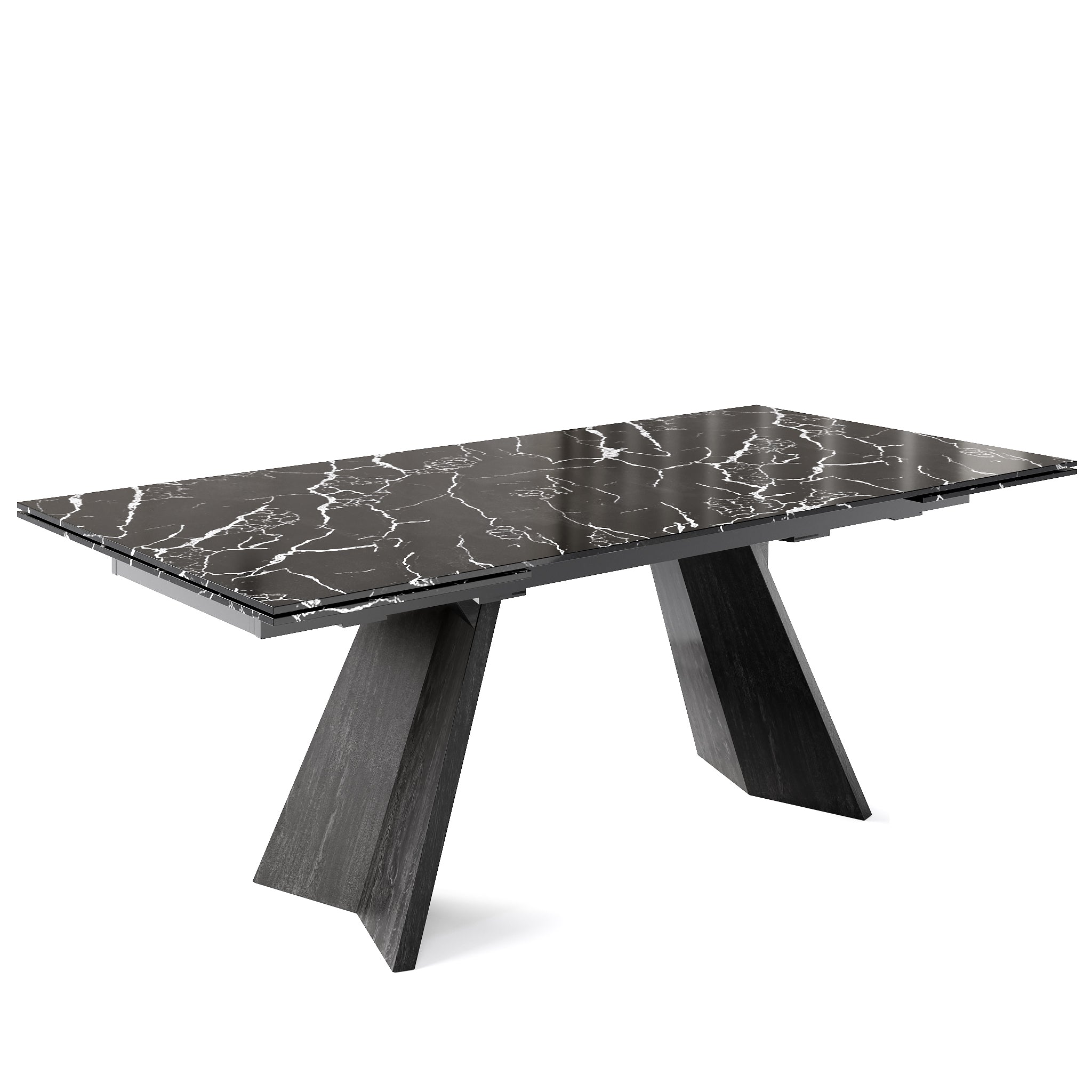  Icaro Extendable Dining Table with Marble and Ceramic Top Options、mySite、sugarbowlscore