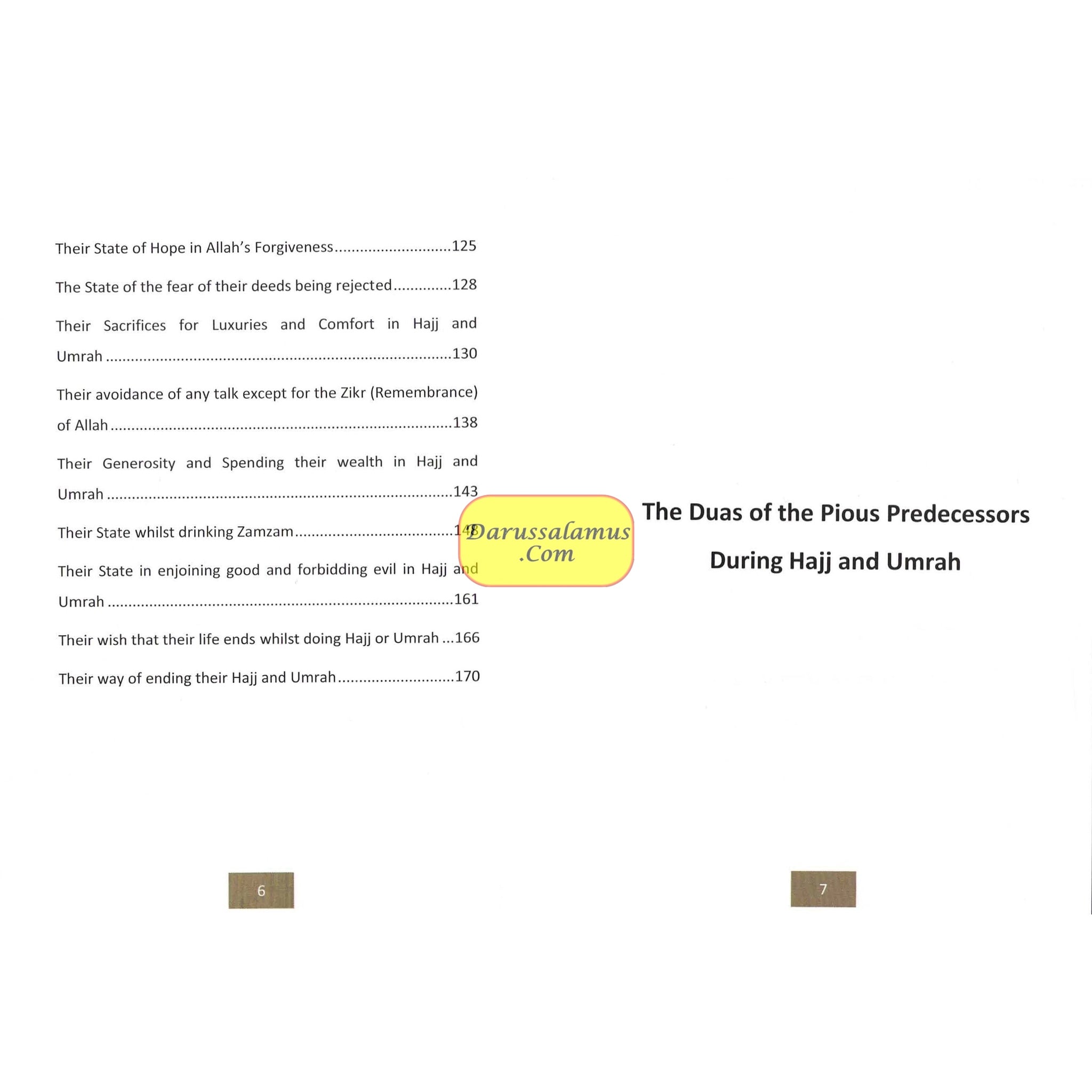 The Duas and the State of the Pious Predecessors during Hajj and Umrah By Suhaib Sirajudin、mySite、topwebapps