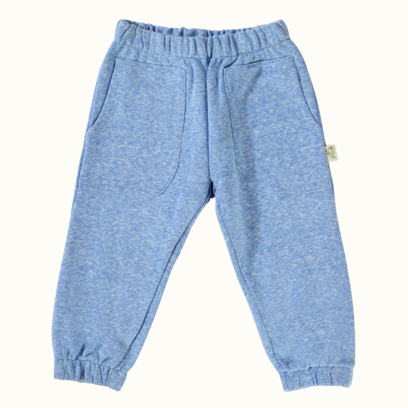 Cotton Terry Sweat Pants | Blue, Creme & Maroon | Set of 3、mySite、camillekostekn