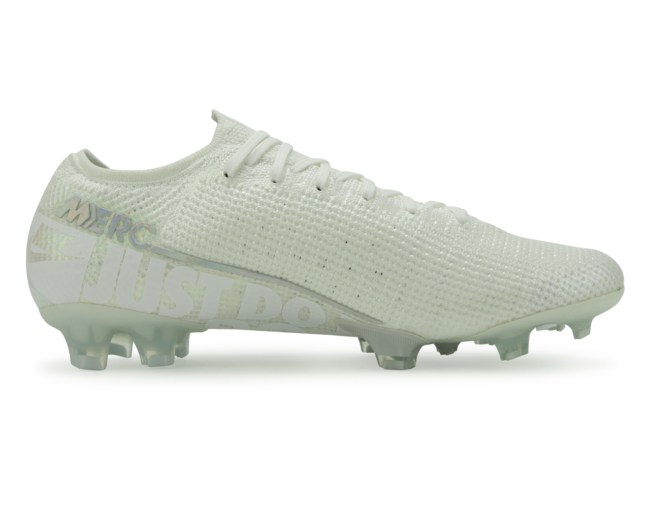 Nike Men's Mercurial Vapor 13 Elite FG White/Metallic Platinum、mySite、noshort