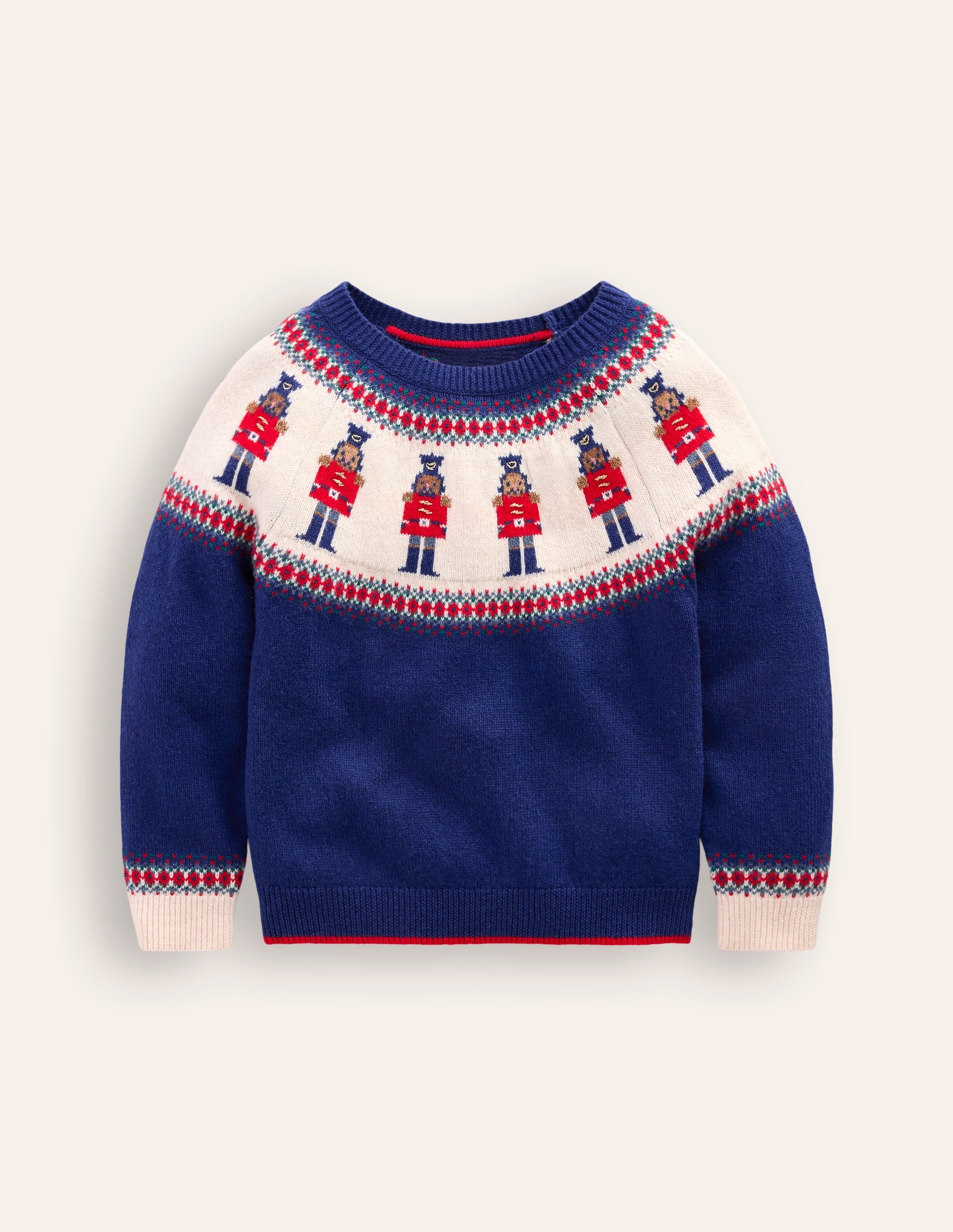  Fair Isle Sweater-Navy Nutcrackers、mySite、ashleygrahame