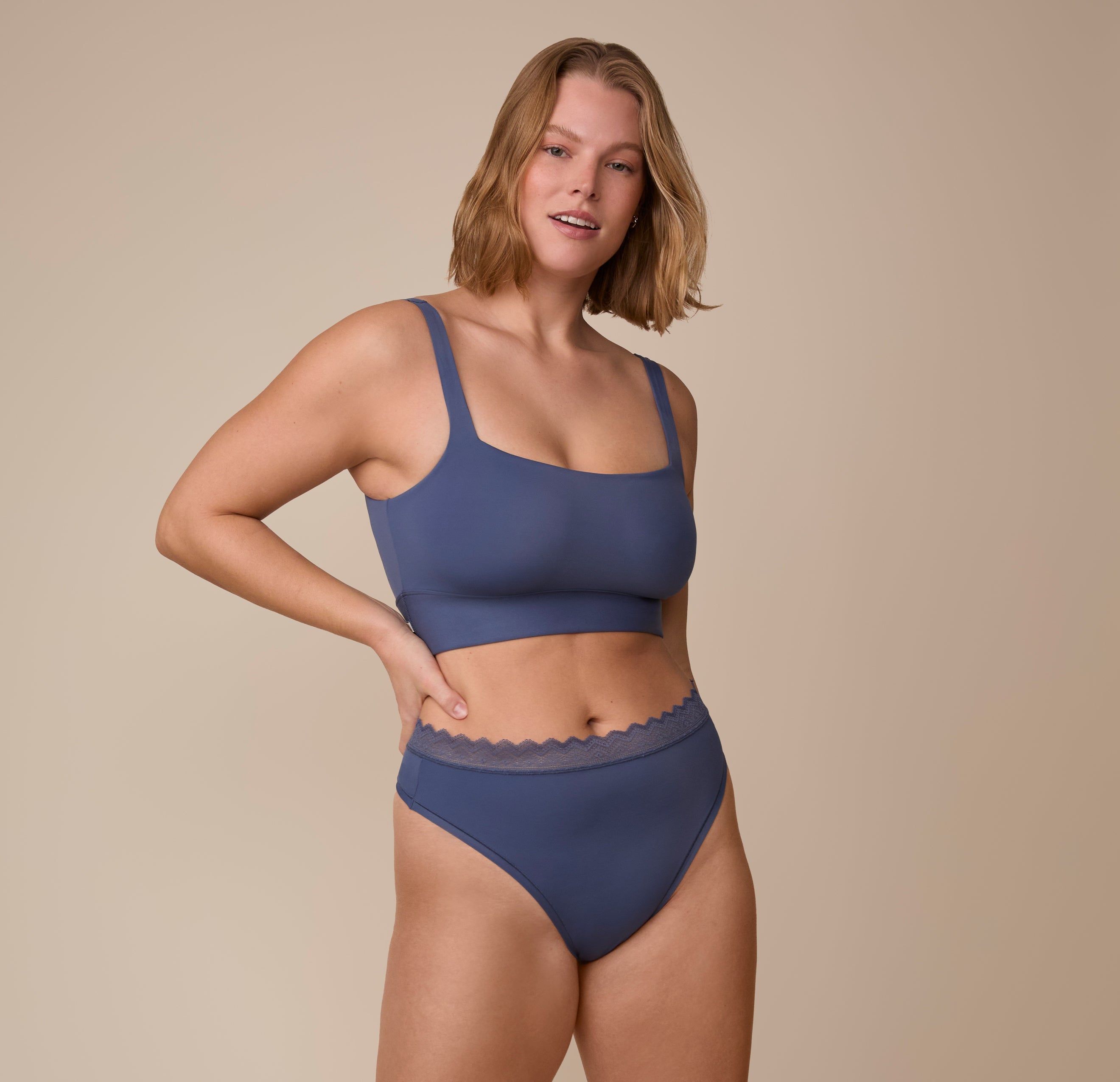 Bliss Lace Highwaist Thong - Twilight、mySite、bengalsvssteelers