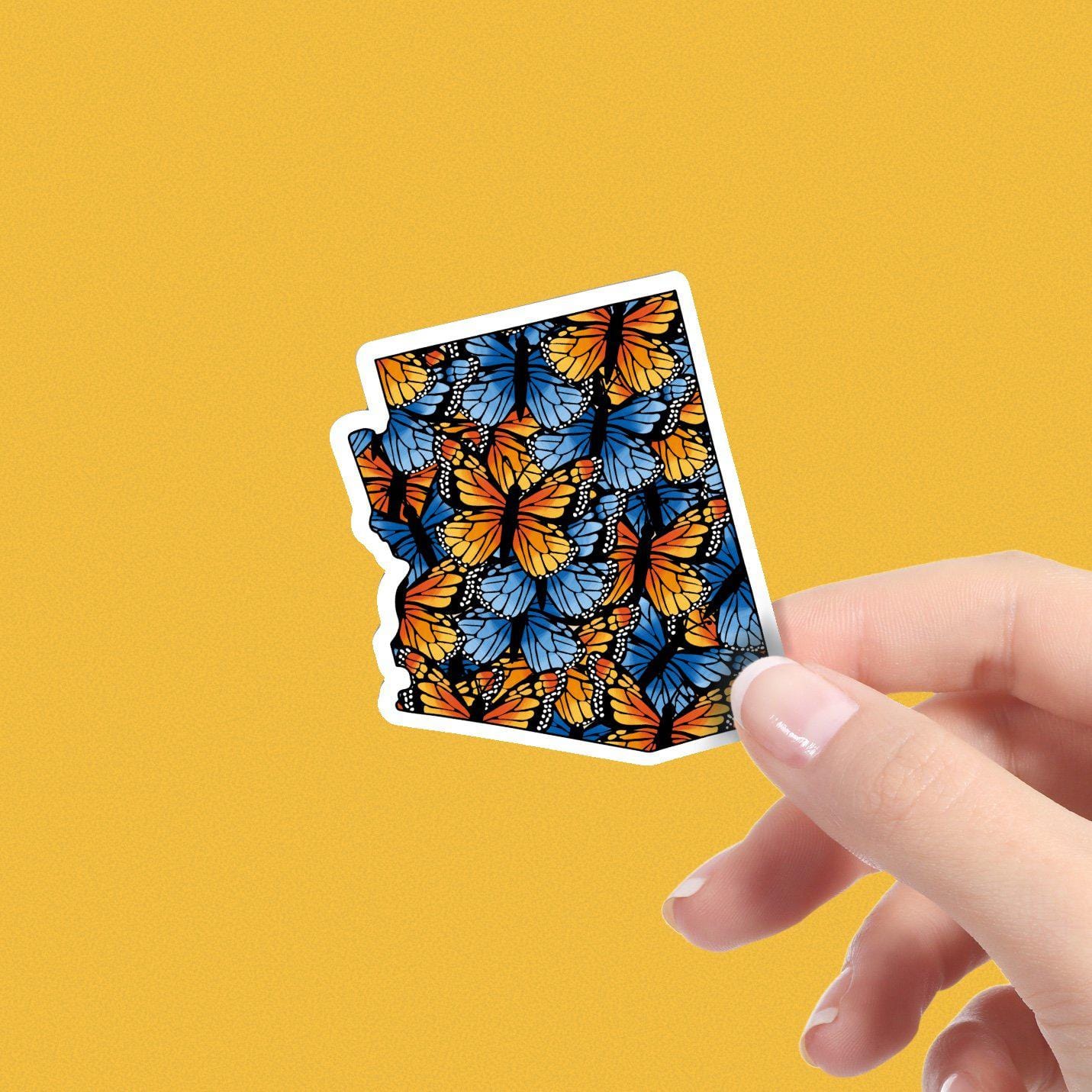  Arizona Butterfly Pattern Sticker、mySite、elrpsem3k