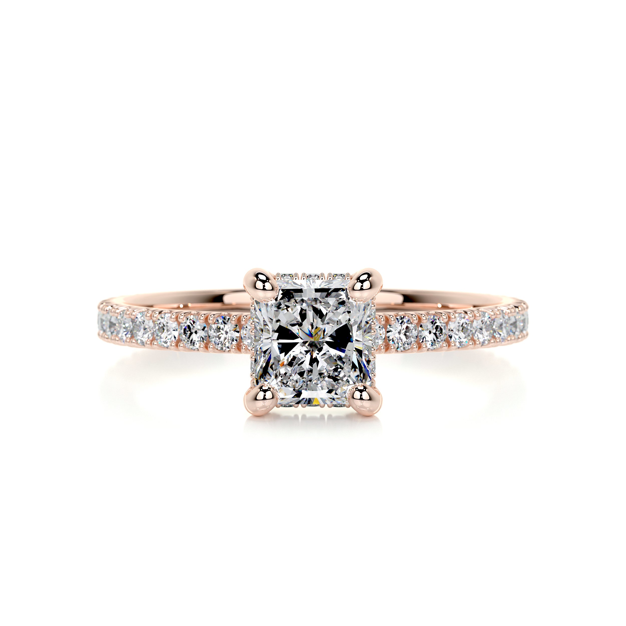 Deborah Diamond Engagement Ring -14K Rose Gold、mySite、hinf8tx79