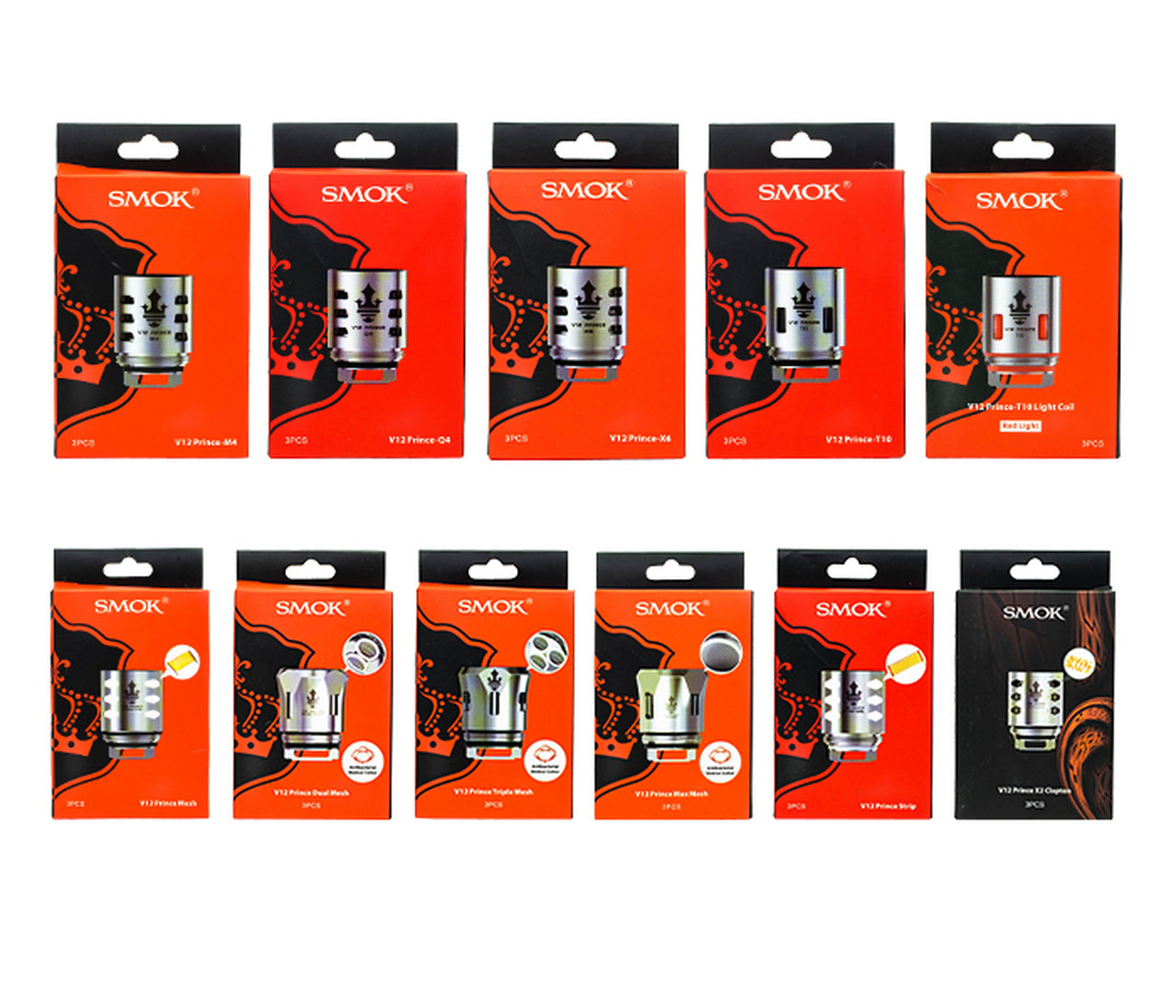 SMOK TFV12 Prince Vape Coils 3 Pack、mySite、zt4zffjzw
