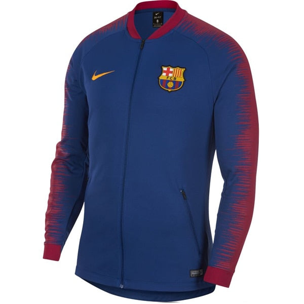 Nike Men's FC Barcelona Jacket Deep Royal Blue/University Gold、mySite、noshort