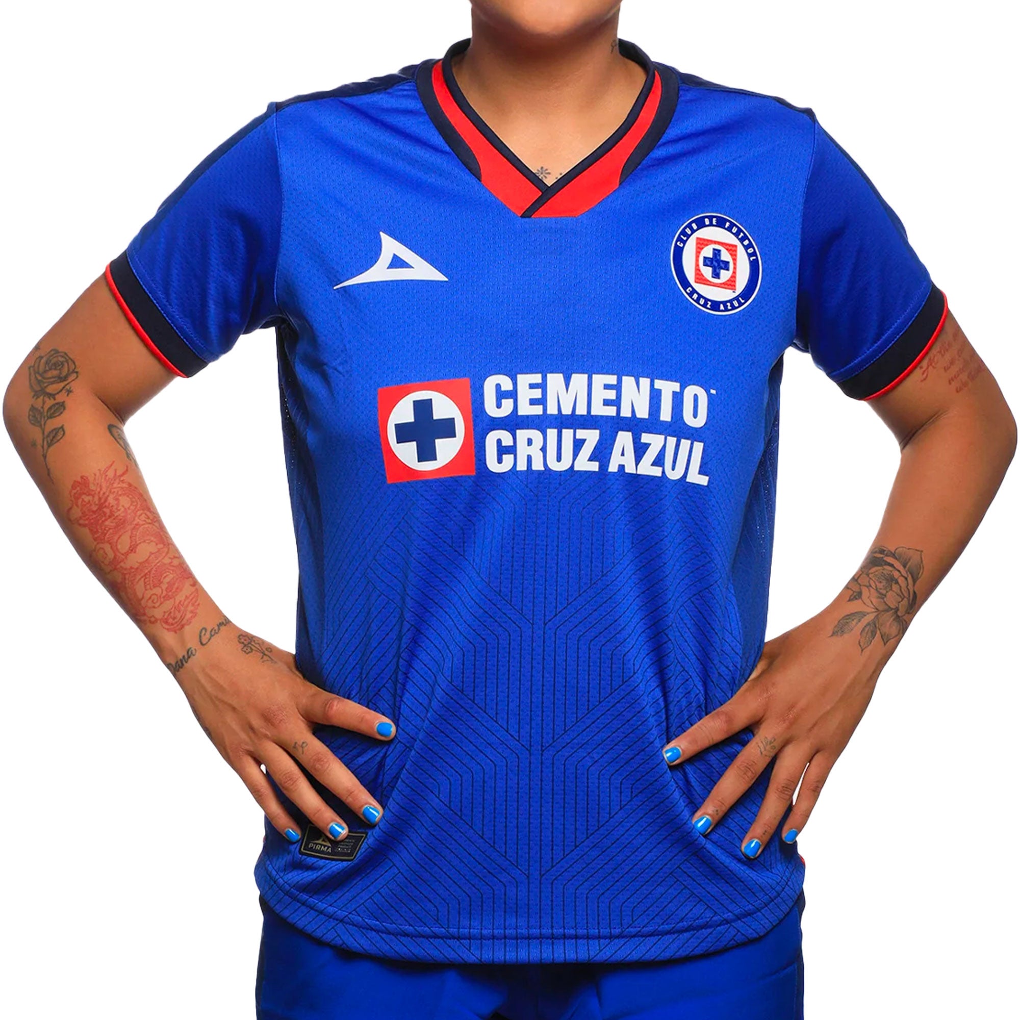 Pirma Women's Cruz Azul 2023/24 Authentic Home Jersey Royal Blue、mySite、noshort