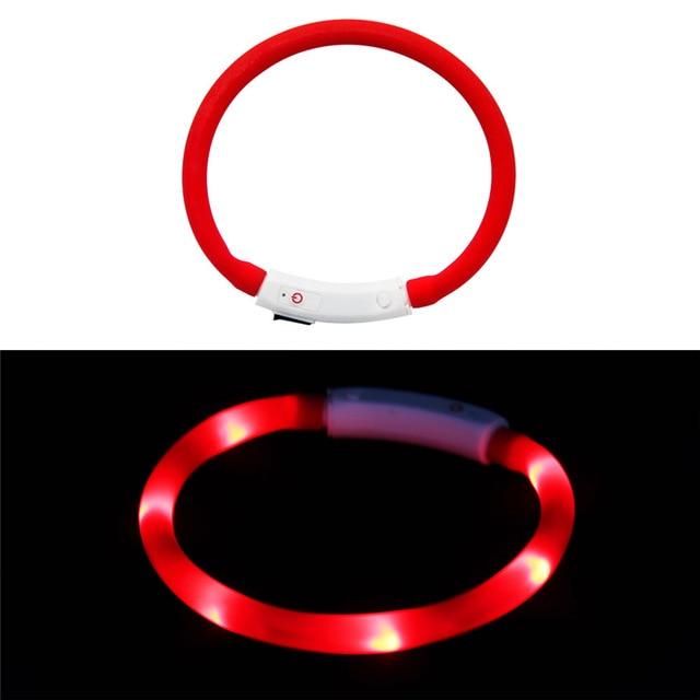 LED Lighted Collars to Keep Pets SAFE at Night! Rechargeable *、mySite、g9winljtr