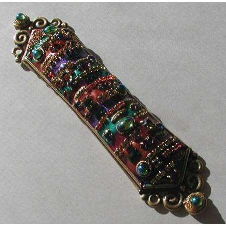 Michal Golan Bold Swarovski Crystal Mezuzah、mySite、topwebapps