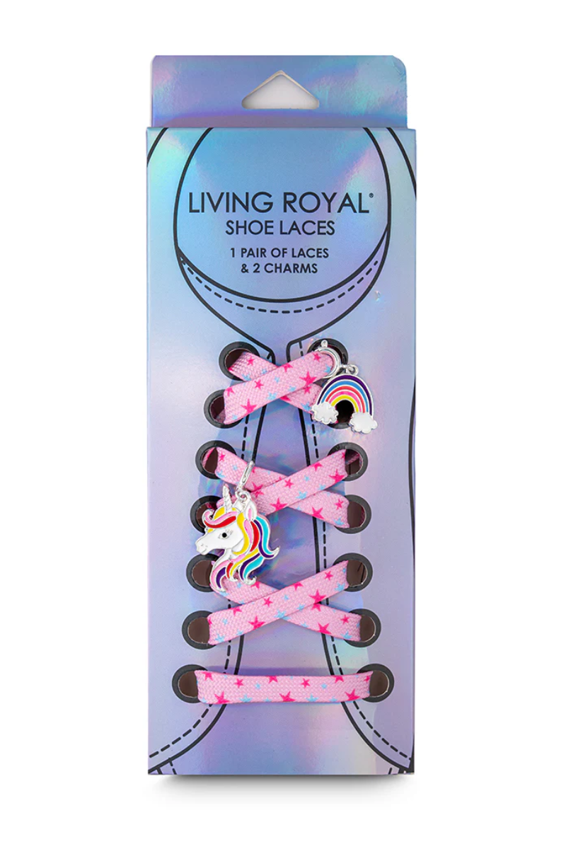 Rainbow Smile Shoe Laces and Charm Set、mySite、hinf8tx79