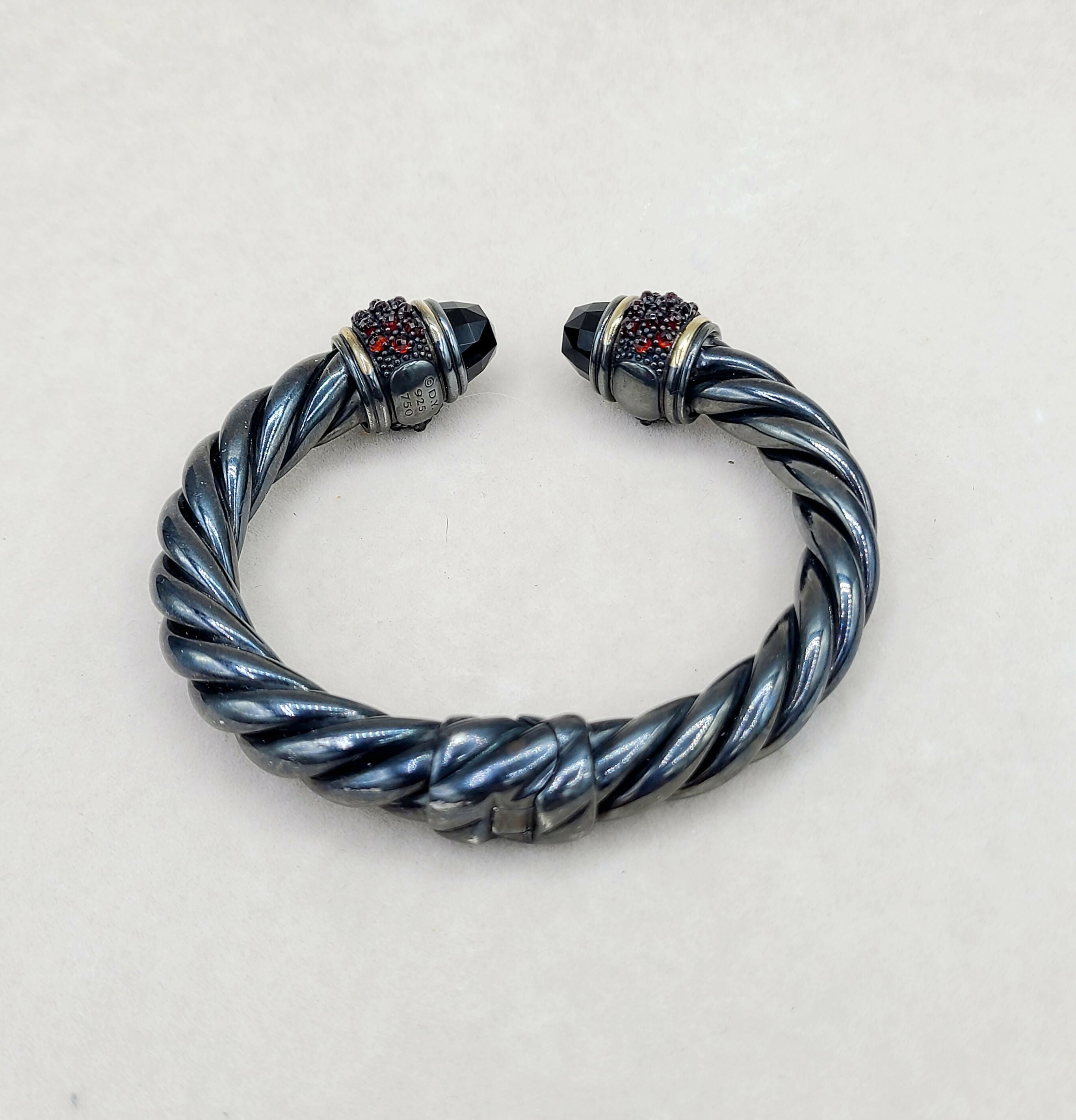 David Yurman Osetra Berries Bracelet Black Onyx & Garnet、mySite、hinf8tx79