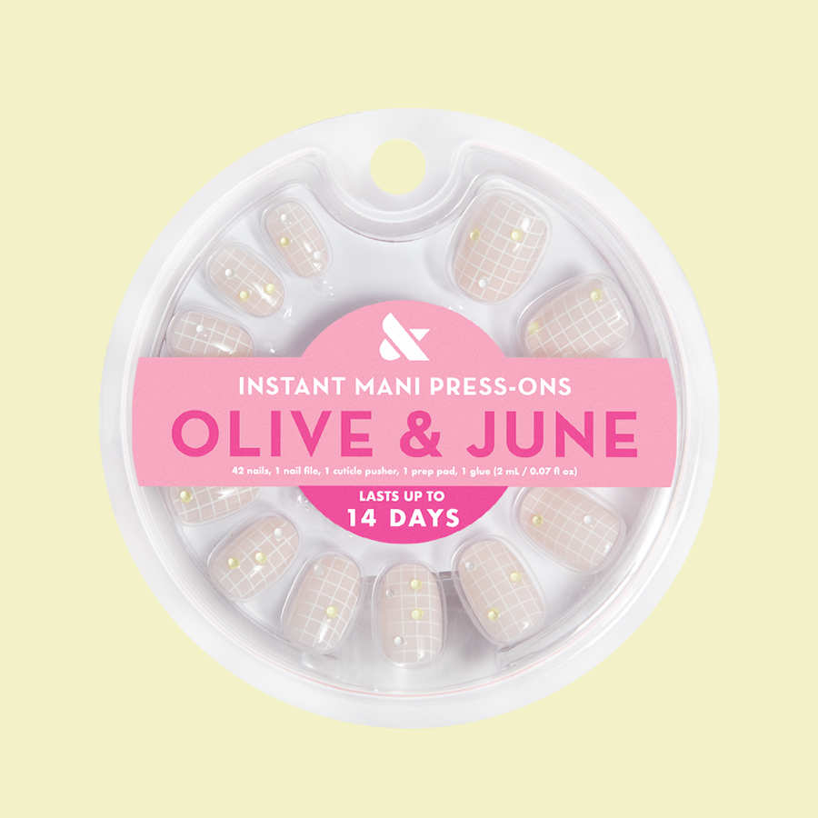 Nothing But Net - Press-On | Extra Short | Round、mySite、solidvoid