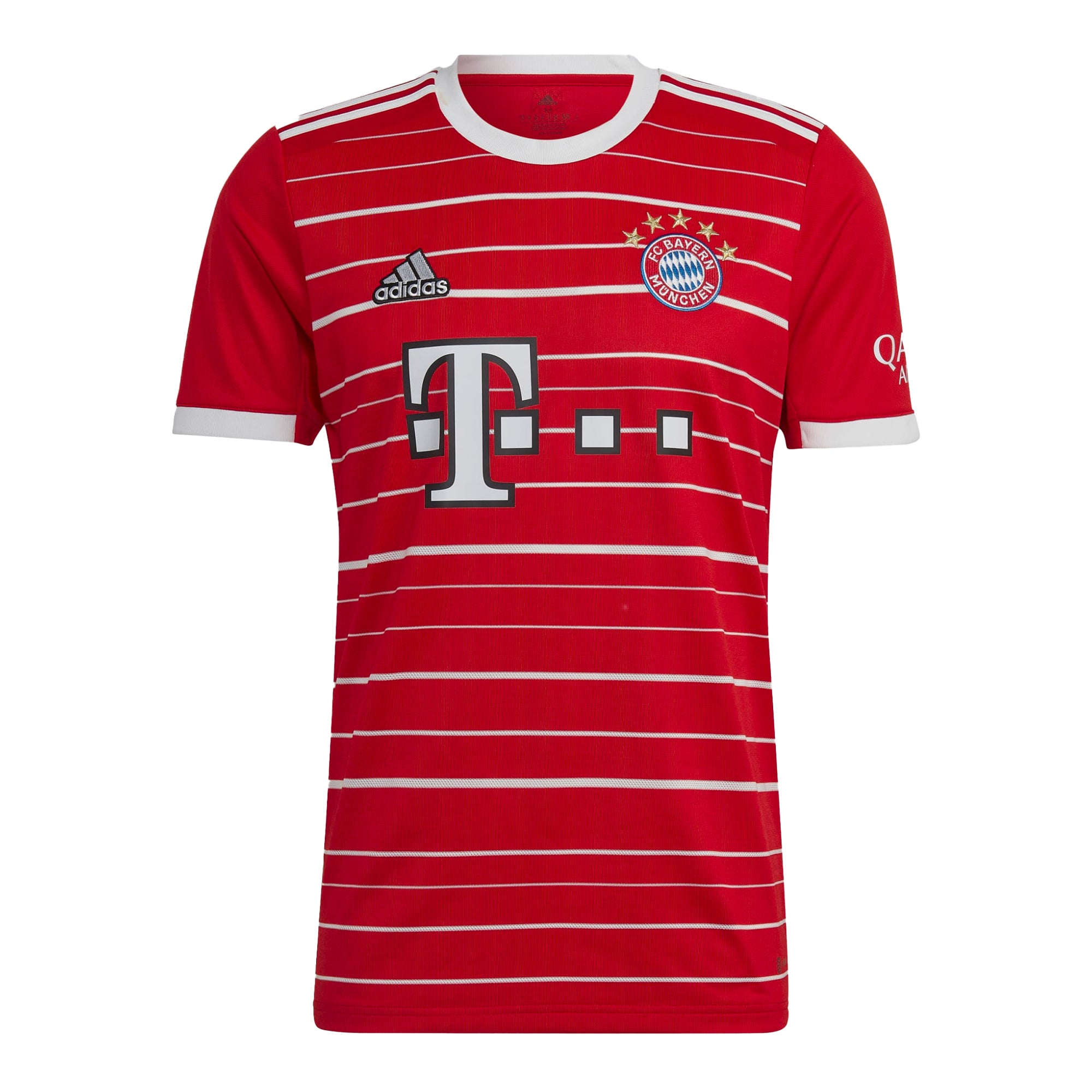 adidas Men's FC Bayern Munich 2022/23 Home Jersey Red/White、mySite、bottomscart