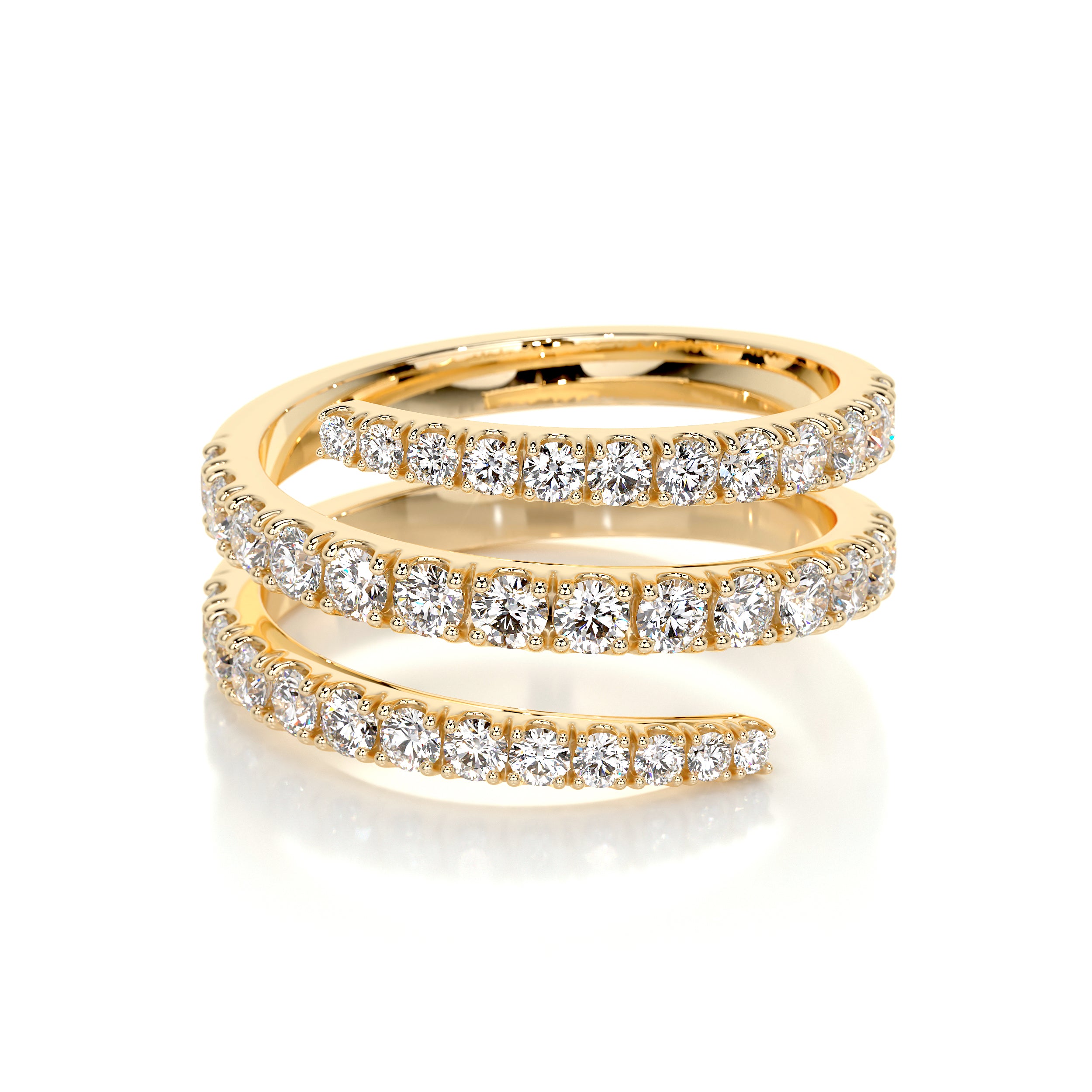 Carrie Lab Grown Diamond Wedding Ring (1 Carat) -18K Yellow Gold、mySite、hinf8tx79