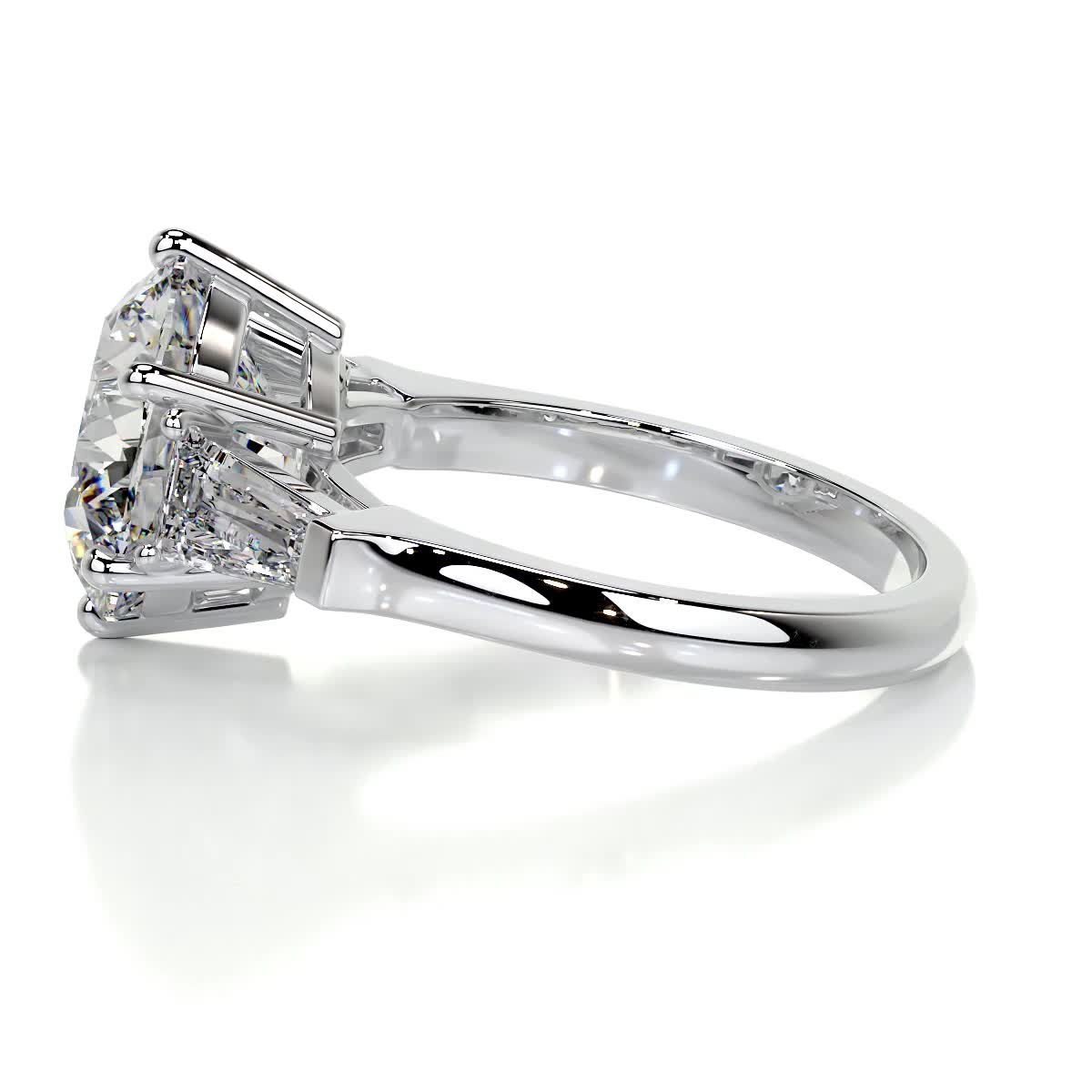 Skylar Moissanite Ring -14K White Gold (RTS)、mySite、hinf8tx79