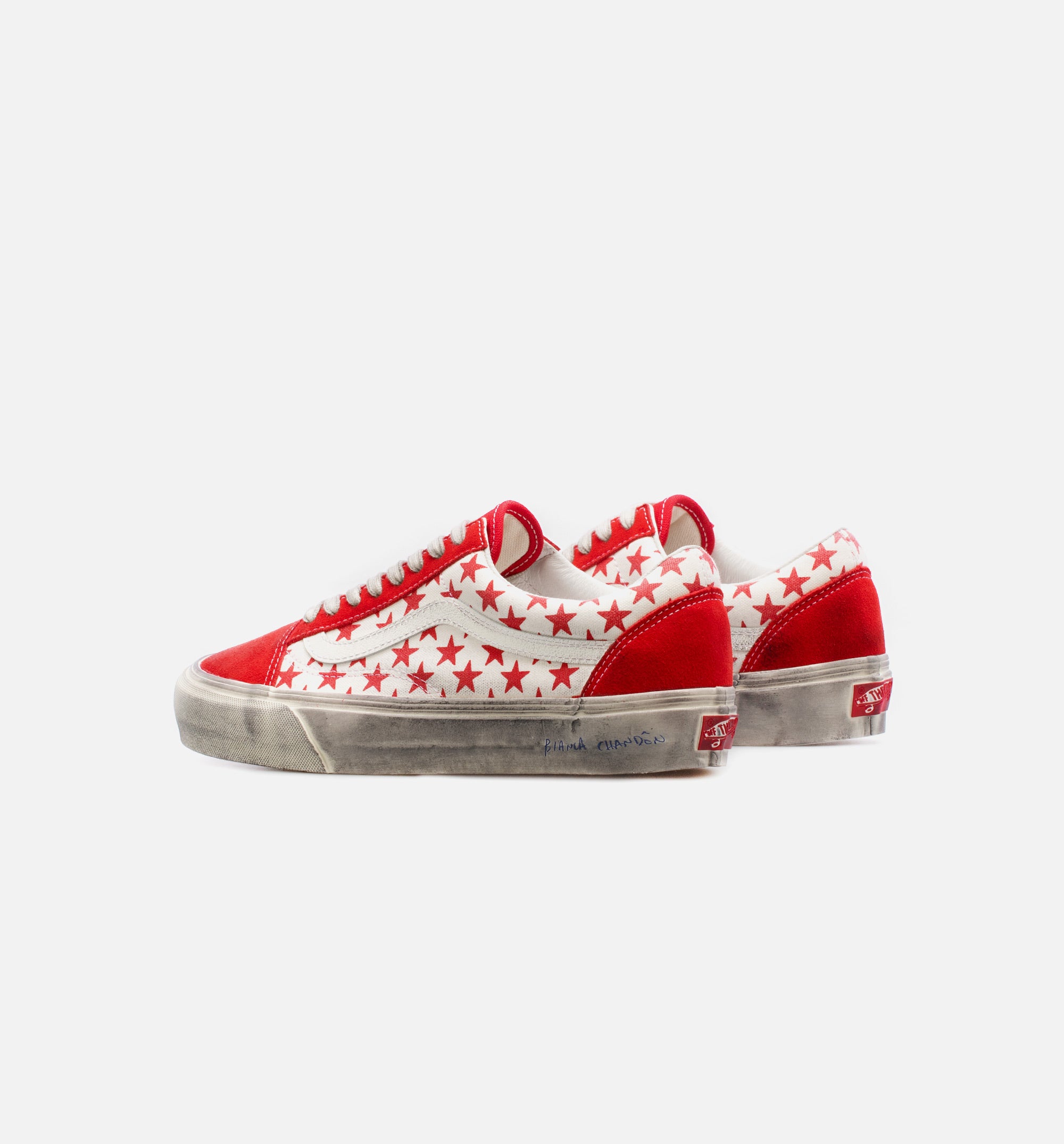 Bianca Chandon Vault OG Old Skool Mens Skate Shoes - Red/White、mySite、dreamappss