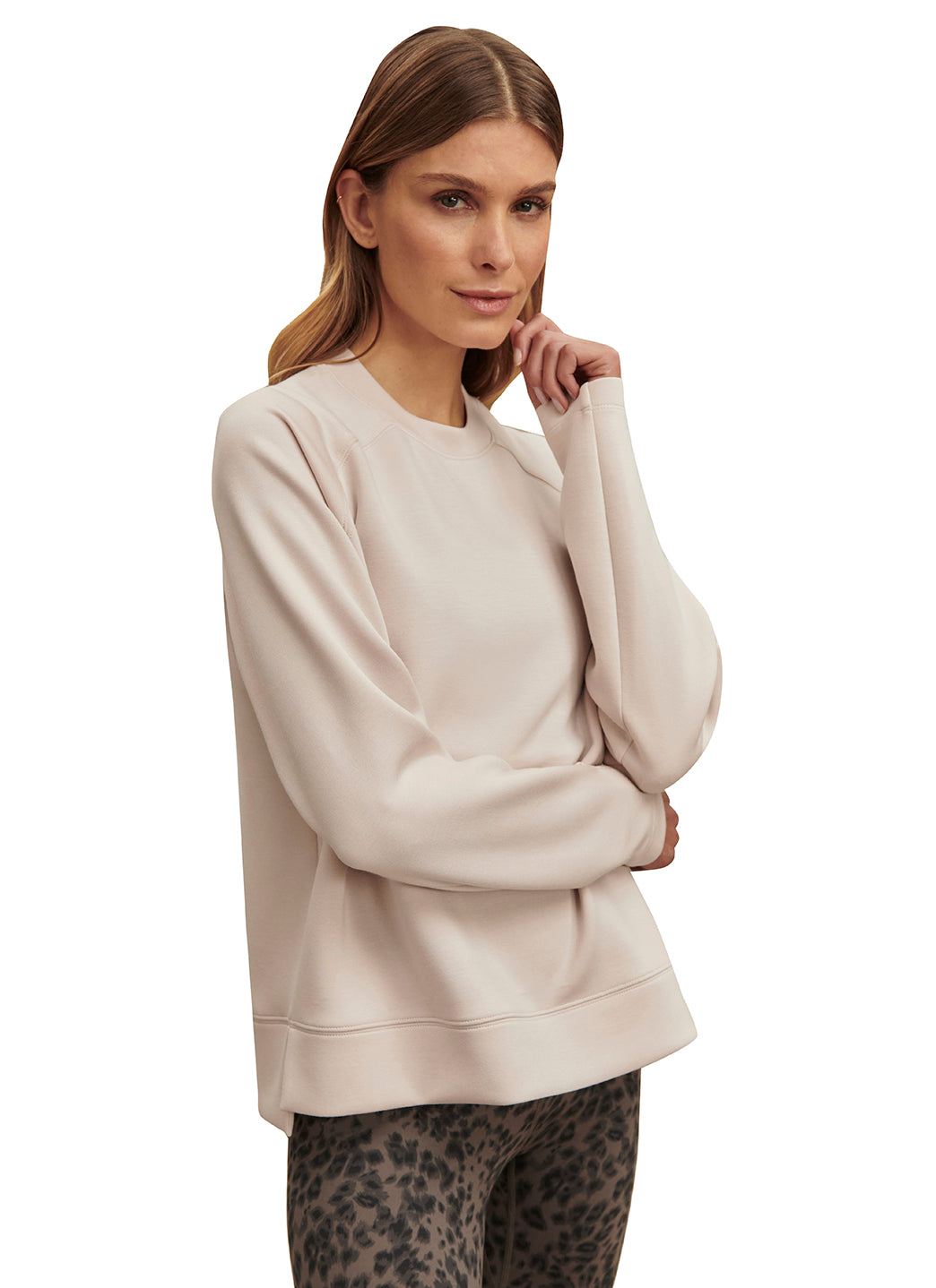 Varley Zosia Crew Neck Midlayer Sweatshirt、mySite、lovesweatpilates