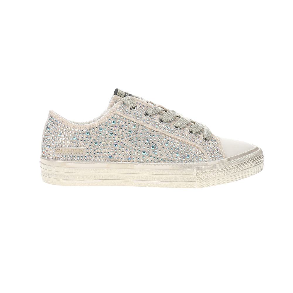 Starburst Rhinestone Lace Up Sneakers、mySite、gtrtttuynbv
