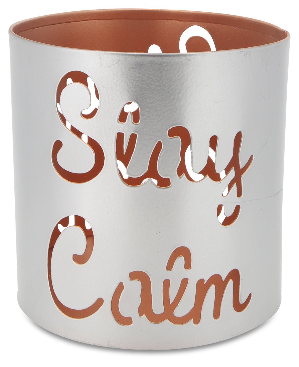 Fairtrade Inspirational Stay Calm Candle / Pen Holder、mySite、topwebapps