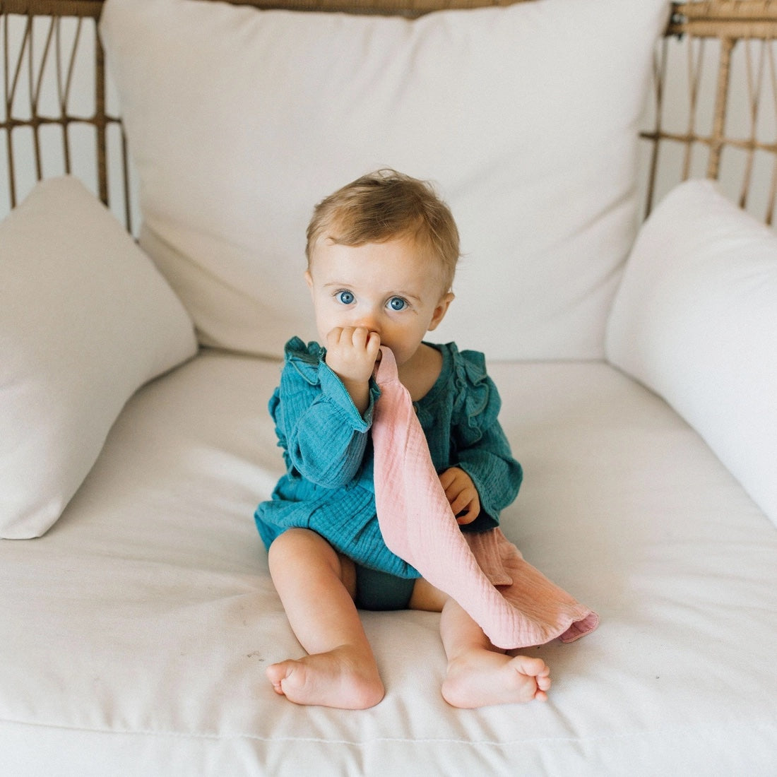 Muslin Teething Ring- Blush、mySite、g9winljtr