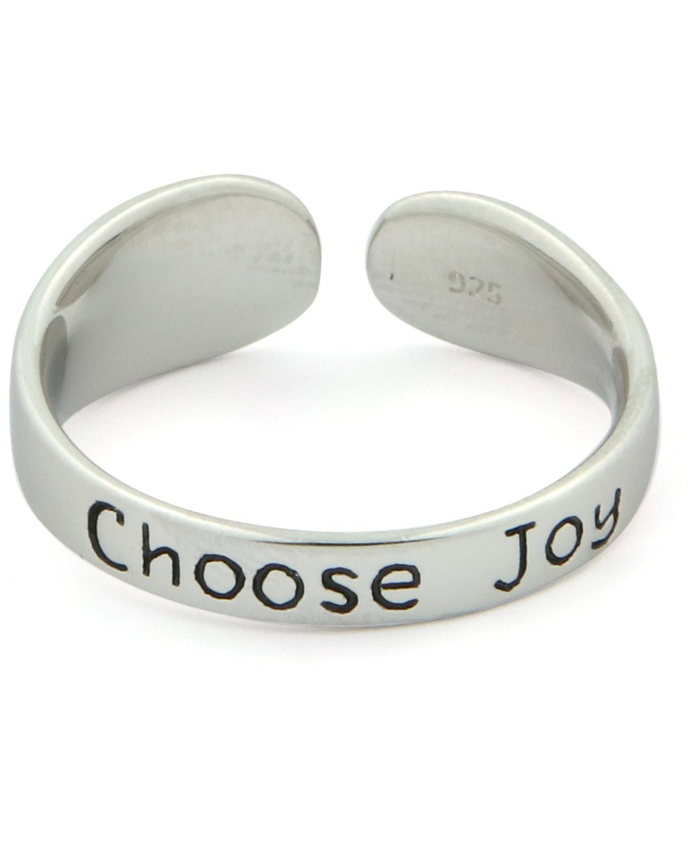 Choose Joy Inspirational Mantra Ring、mySite、topwebapps