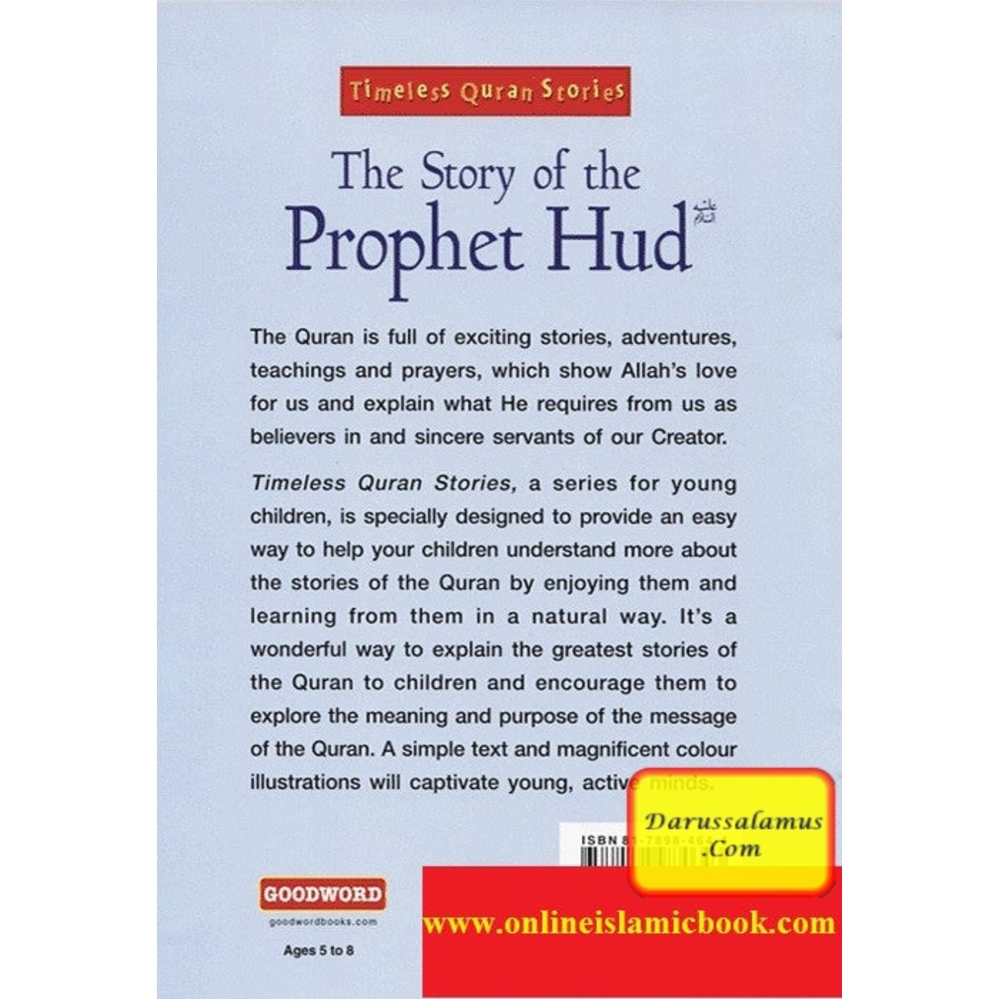 The Story of the Prophet Hud (Timeless Quran Stories) By Saniyasnain Khan、mySite、topwebapps