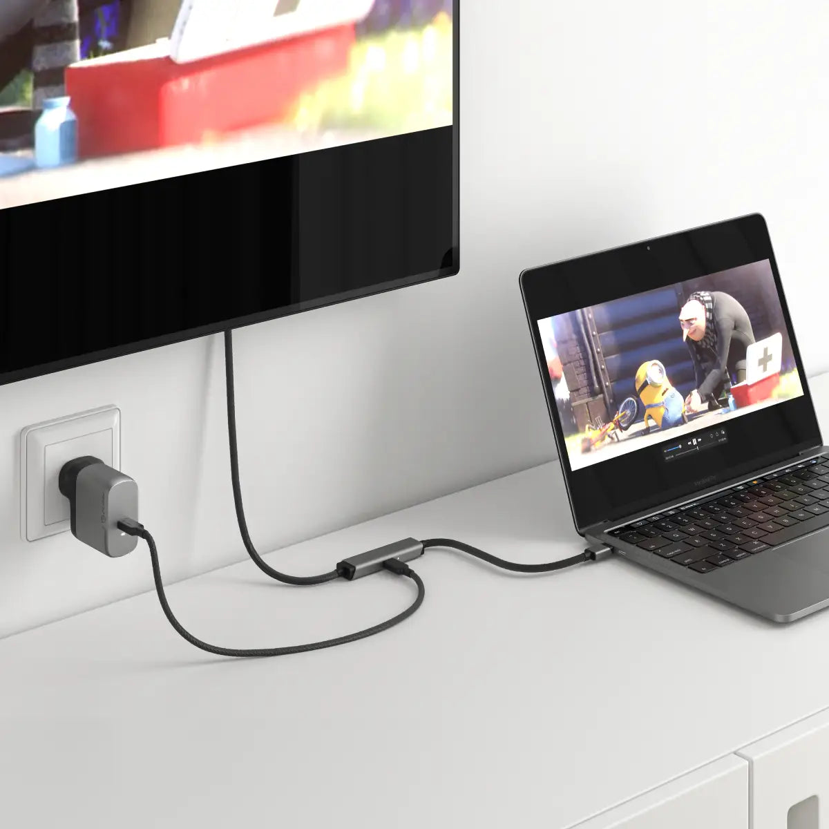 Ultra USB-C to HDMI Cable with 100W Power Delivery Passthrough、mySite、fannypackpong