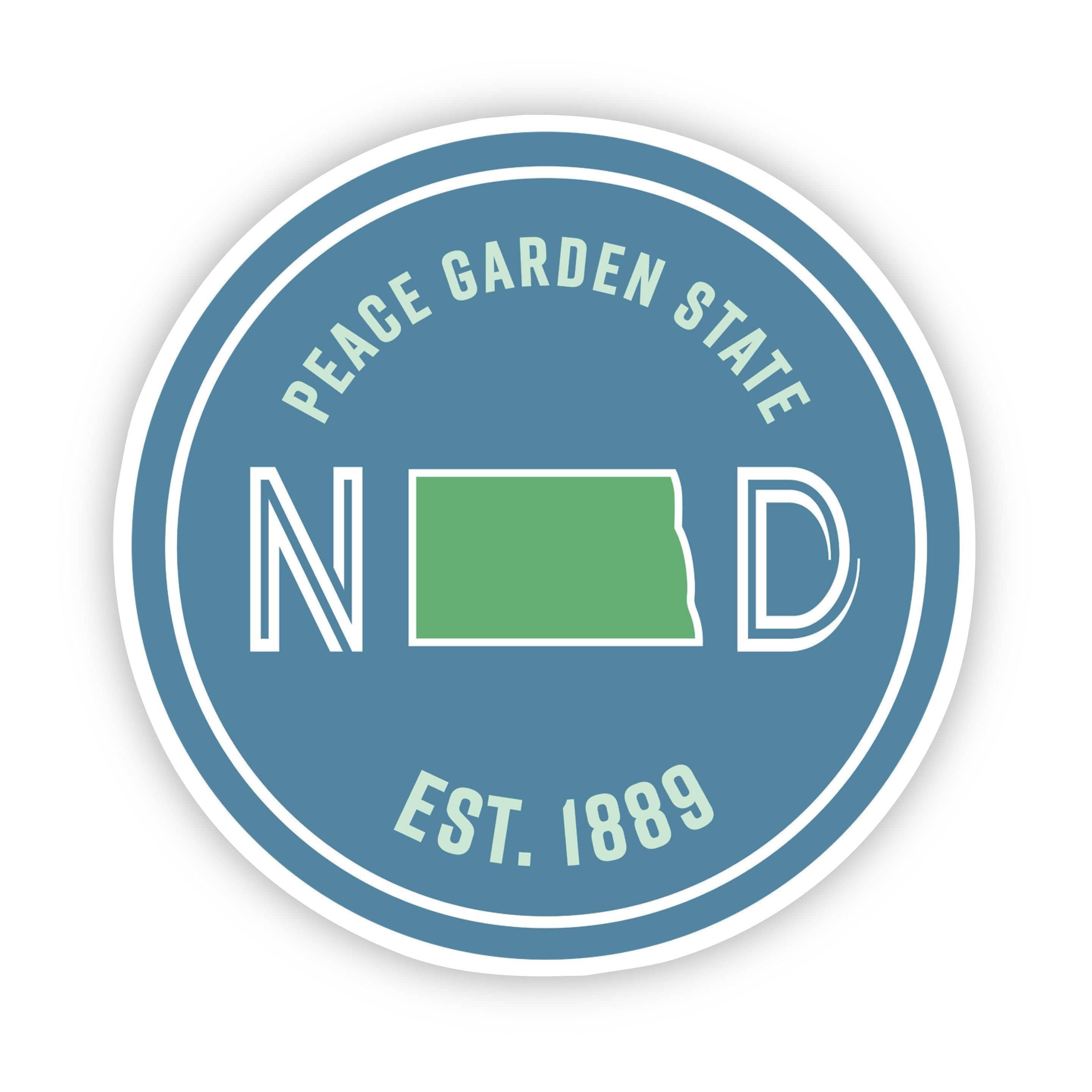  Peace Garden State North Dakota Sticker、mySite、elrpsem3k