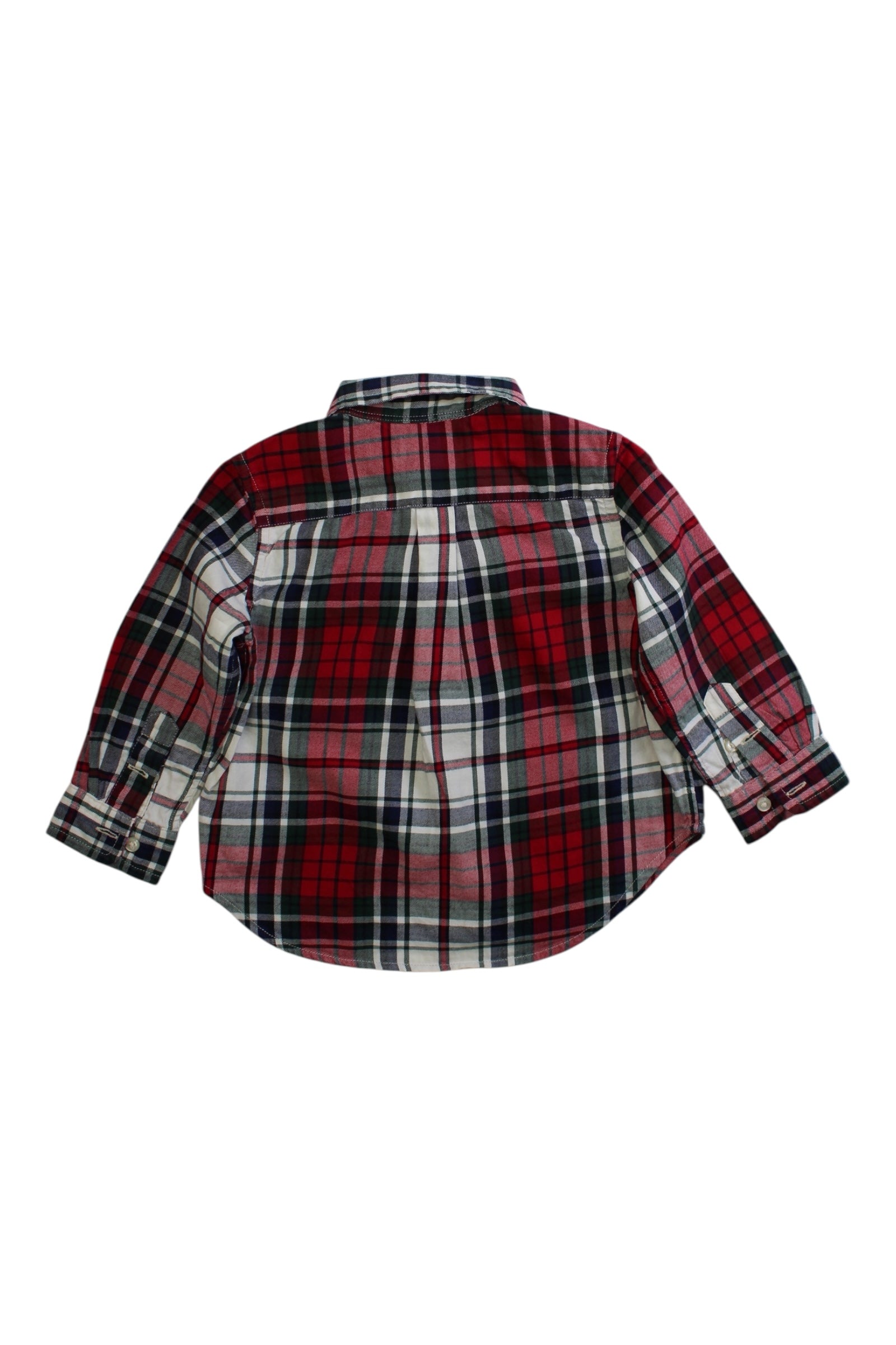 Ralph Lauren Plaid Long Sleeve Shirt 12-18M、mySite、g9winljtr