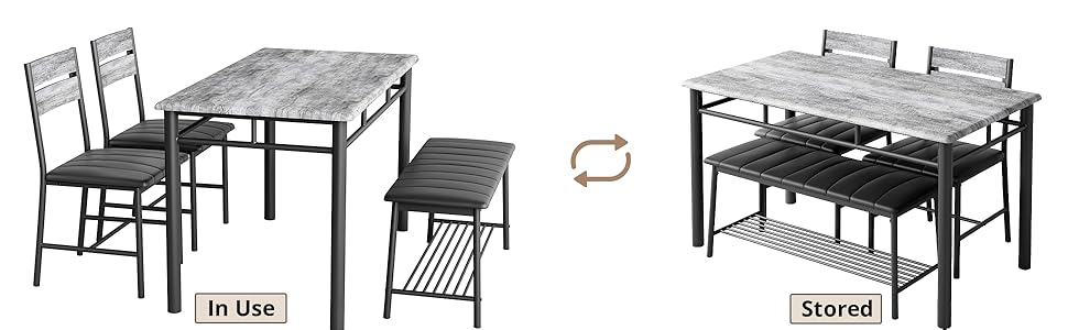 small dining table set for 4