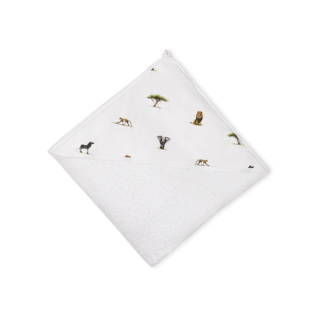  Rosa & Blue Hooded Towel - Safari、mySite、merchandisen