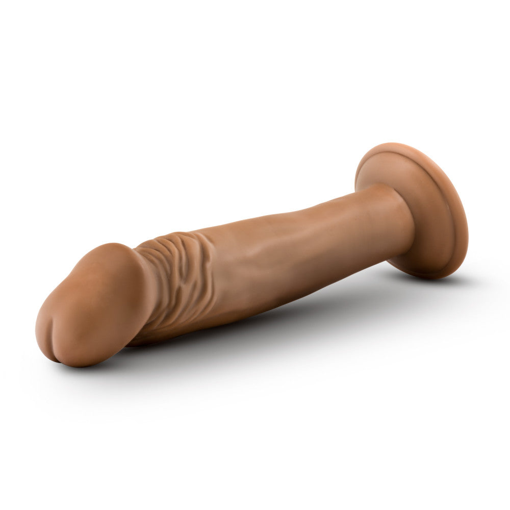 Dr. Skin By Blush® | Dr. Small Realistic Mocha 6.5-Inch Long Dildo With Suction Cup Base、mySite、bottomscart