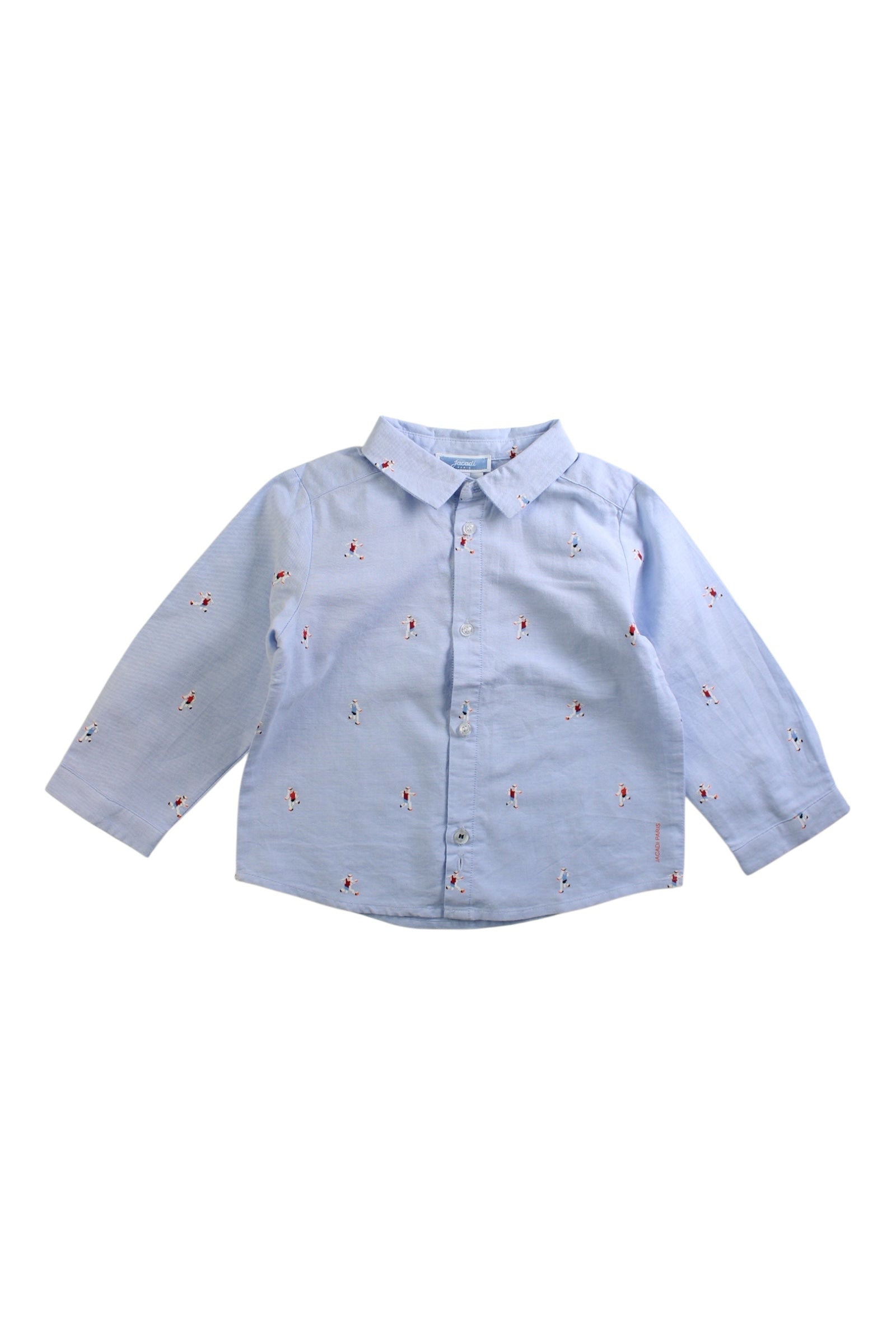Jacadi Long Sleeve Button-Down Shirt 12-18M、mySite、g9winljtr