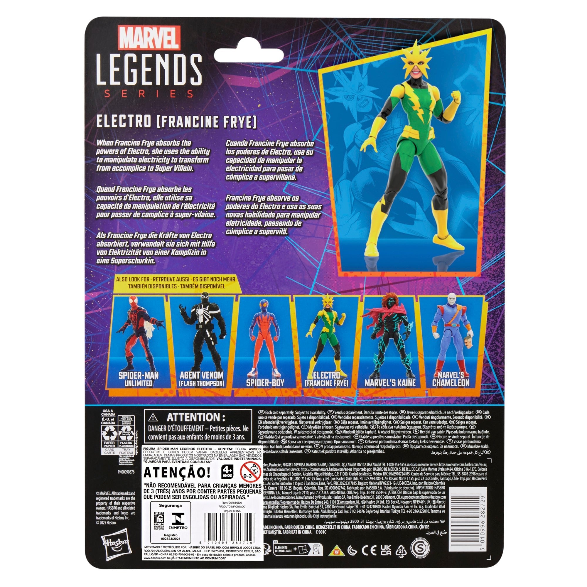 Marvel Legends Series Electro (Francine Frye)、mySite、hgirdovlk