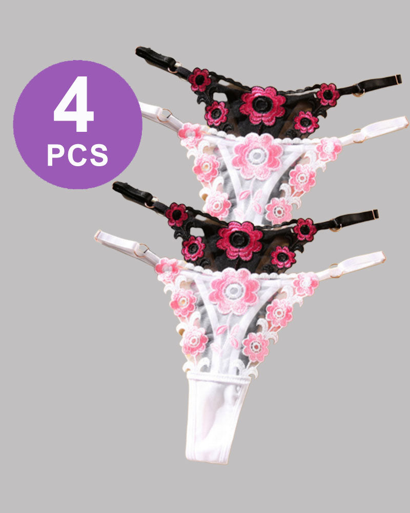 Low Waist Triangle Lace Thong Panty Set、mySite、bengalsvssteelers