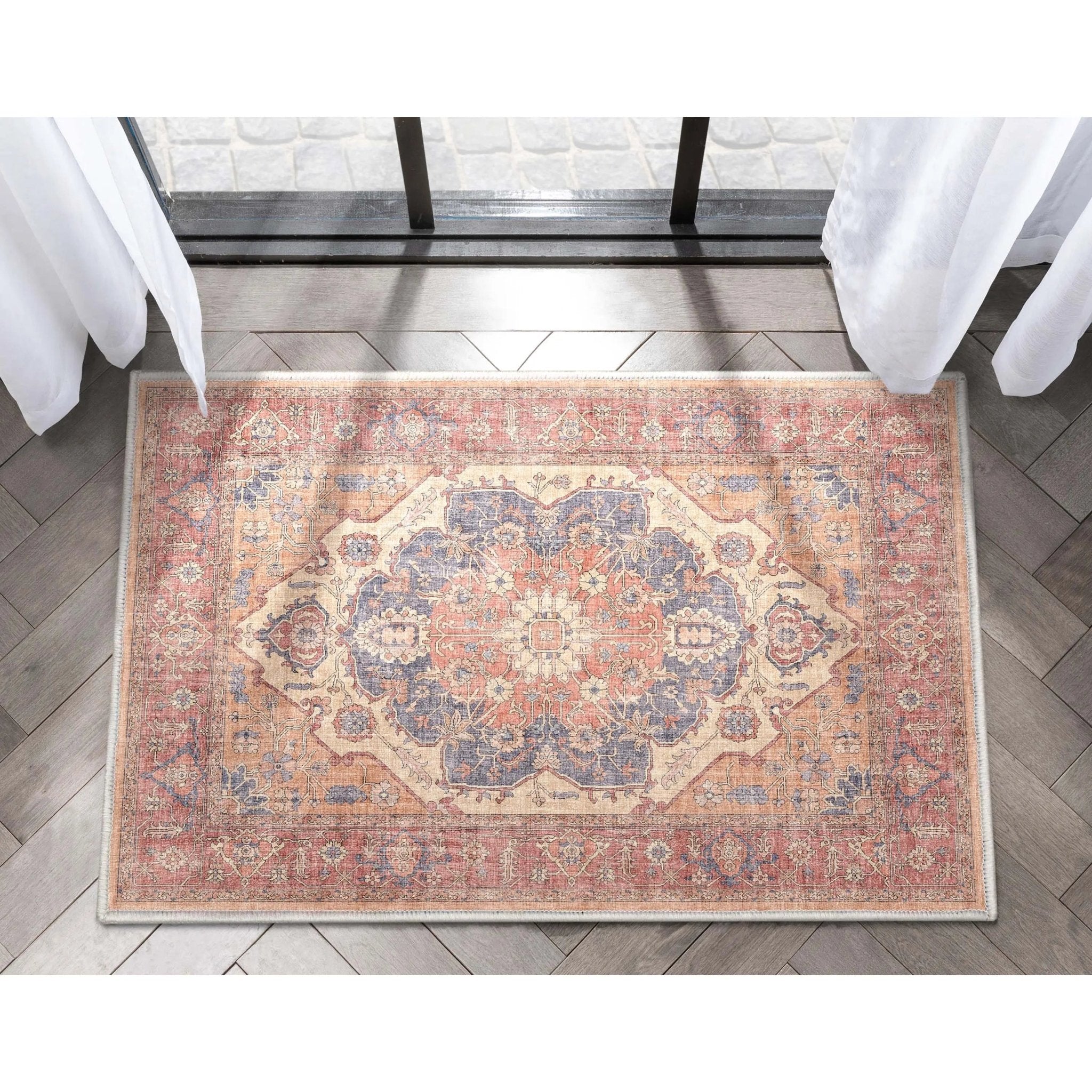 Antigua Vintage Persian Oriental Flat-Weave Rug、mySite、gigharbornorthrealestate