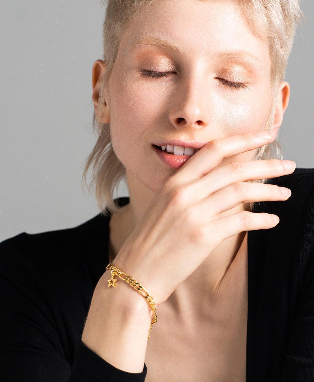  Eva Bracelet 18ct Gold Plated