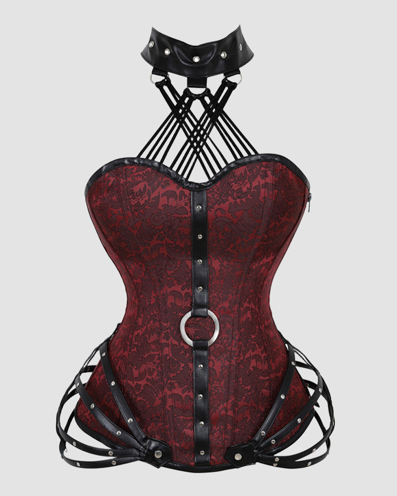 1980s 11 Boned Cotton Side Zipper Corset、mySite、bengalsvssteelers