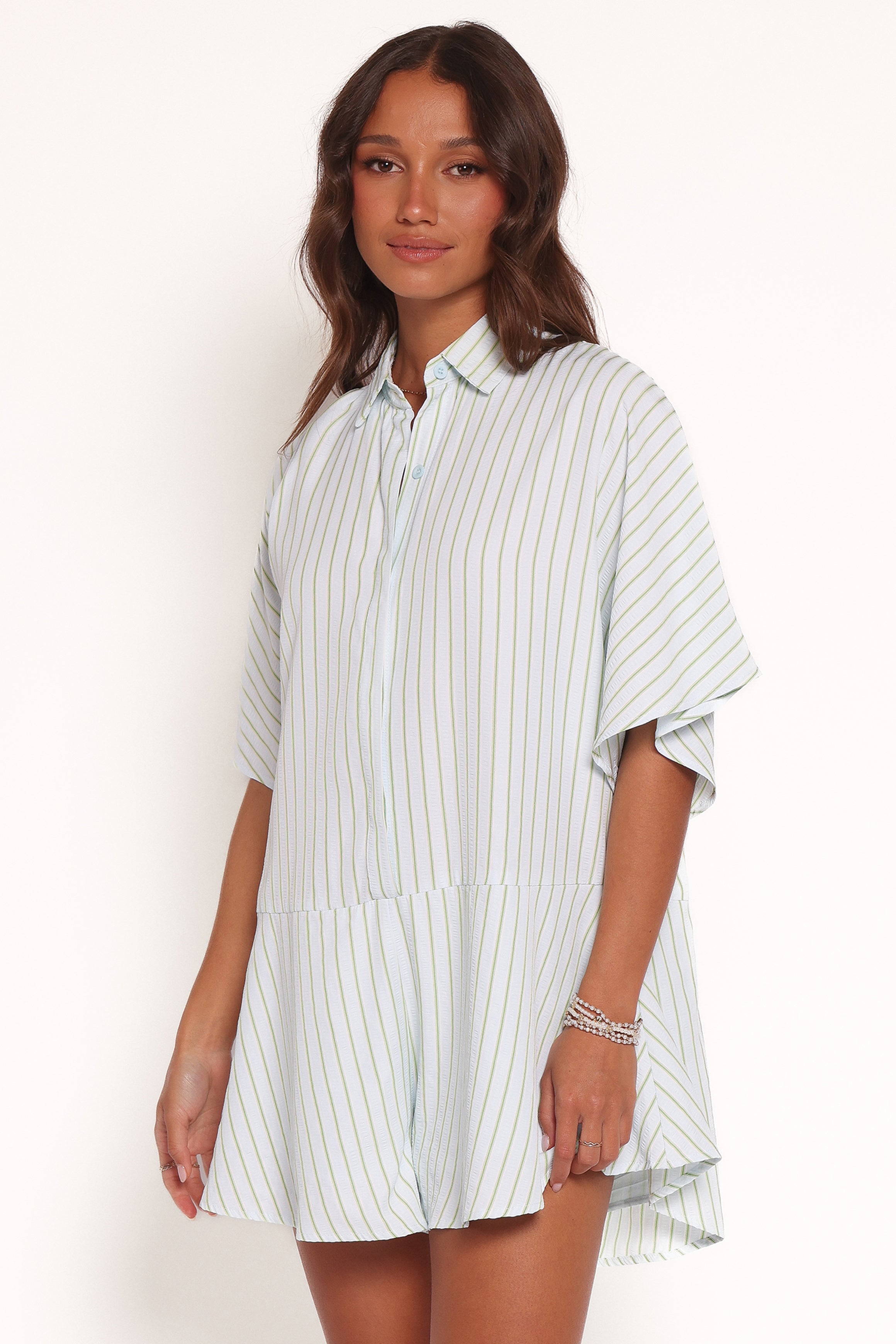  Sebastian Romper - Green Blue Stripe、mySite、sugarbowlscore