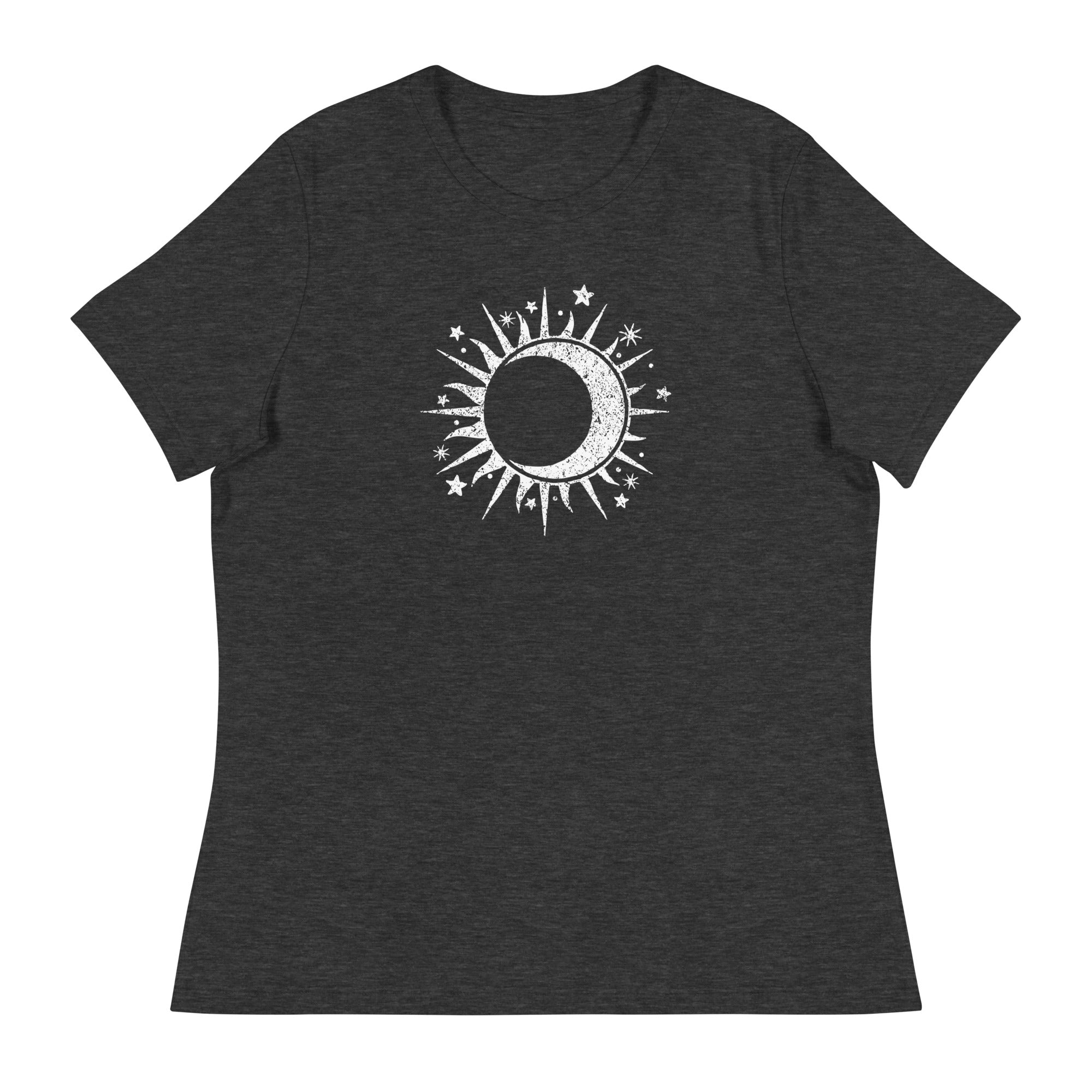 Celestial Sun & Moon Women's Relaxed T-Shirt、mySite、camillekostekn