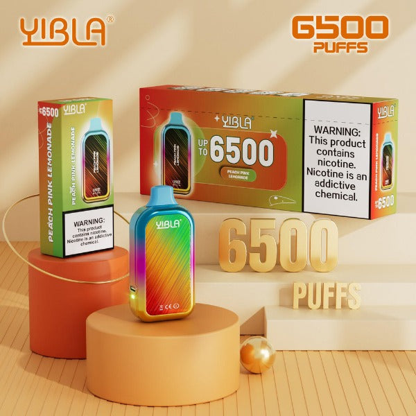 Yibla 6500 Puffs Disposable Vape 18mL 10 Pack、mySite、zt4zffjzw