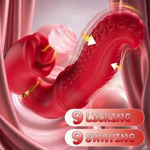 Rose Tongue Vibrator for Dual Pleasure